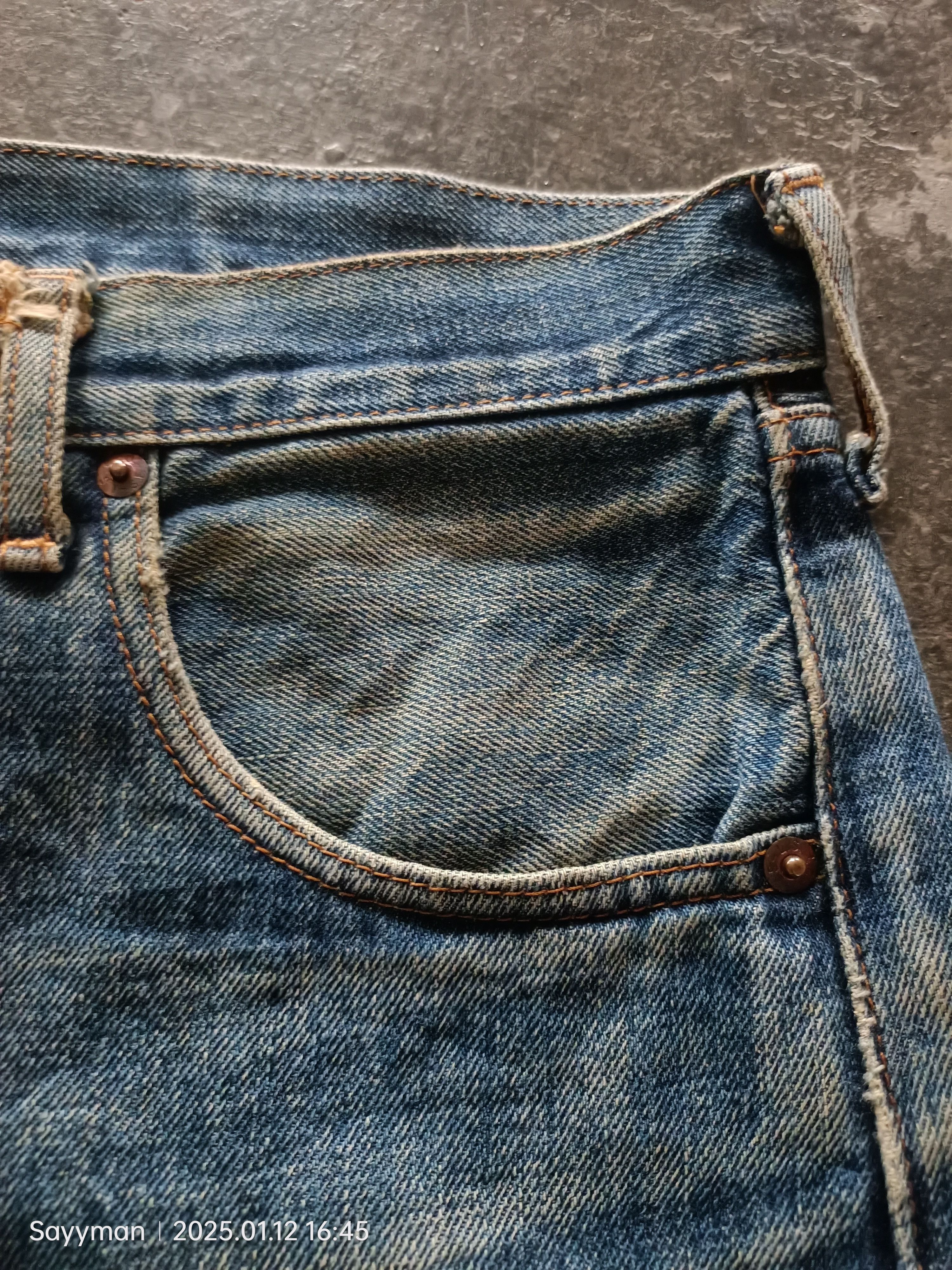 Levi's × Levi's Vintage Clothing Levis 502 Big E Selvedge Button J22 Denim Jeans Size US 32 / EU 48 - 9 Thumbnail
