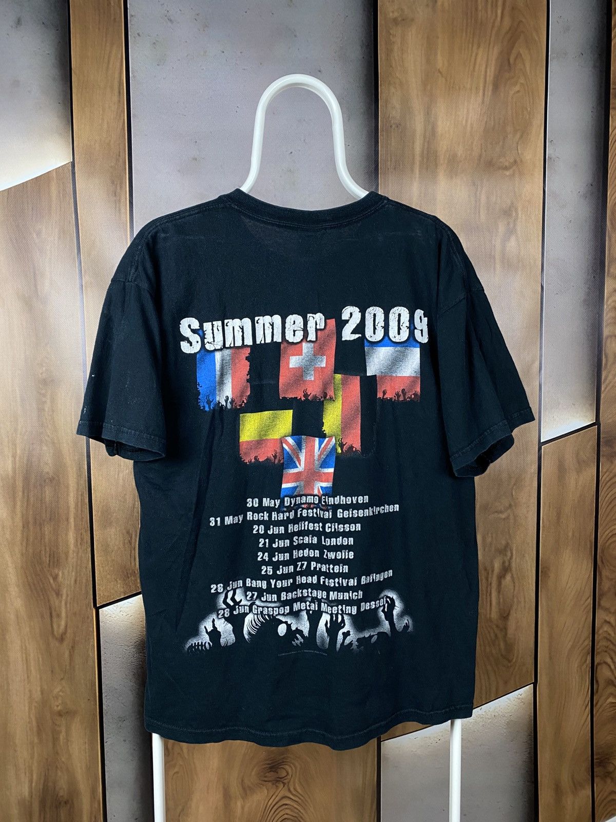 Band Tees 🎸Vintage 2009 T-Shirt Sacred Reich Sumer World Tour Tee🎸 Size US L / EU 52-54 / 3 - 2 Thumbnail