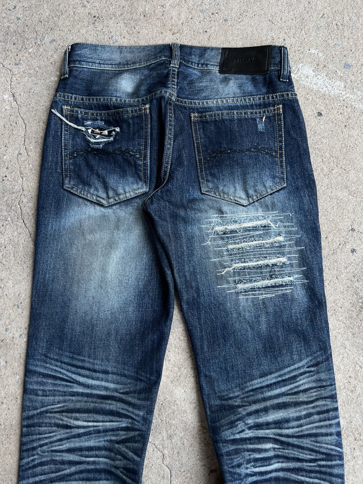 Other Archive* Midas Studded Flared Pants like ifsixwasnine Size US 31 - 12 Thumbnail