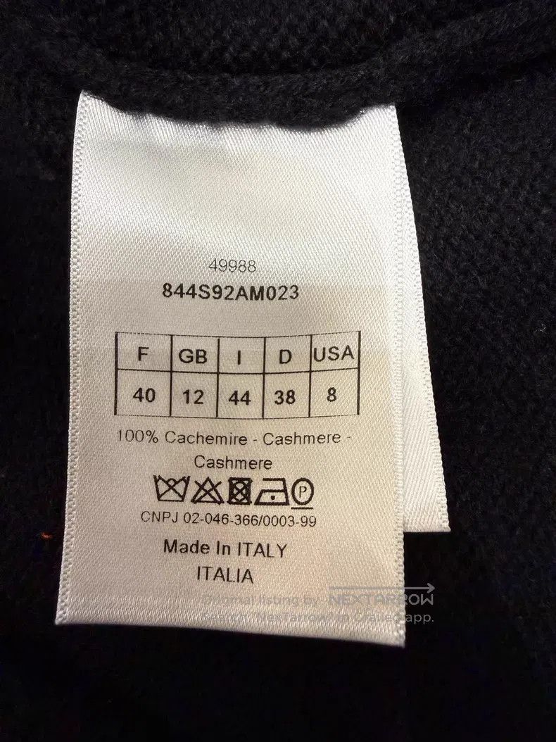 Dior Dior 8-character hooded cashmere sweater Size S / US 4 / IT 40 - 5 Thumbnail