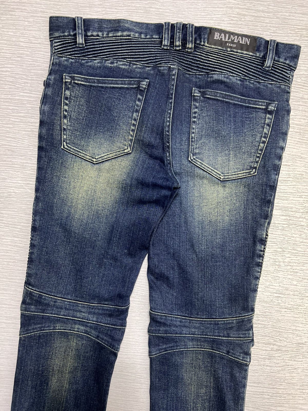 Balmain Balmain - Christophe Decarnin - Washed Biker Jeans Size US 30 / EU 46 - 6 Thumbnail