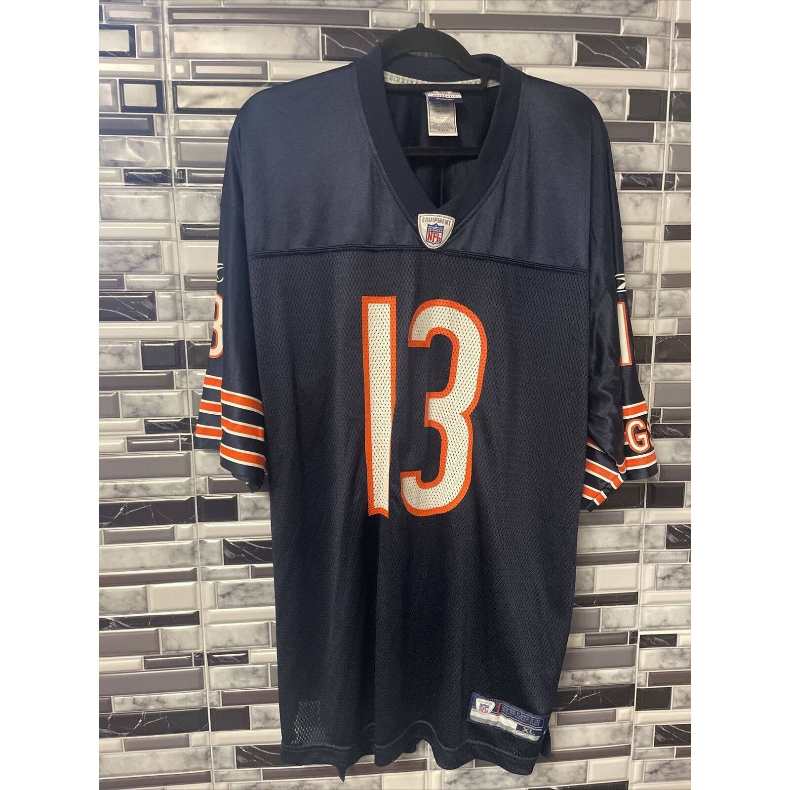 Vintage Reebok NFL Chicago Bears Johnny Knox #13 Jersey Size L.