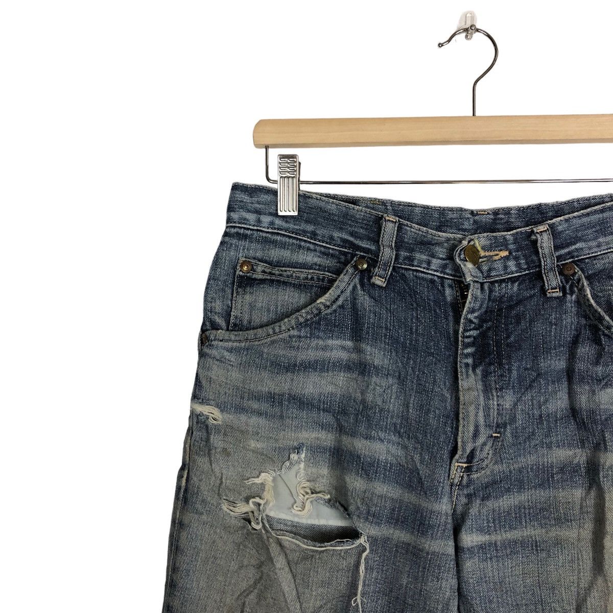 Japanese Brand 🔥90’s VINTAGE DISTRESSED DENIM JEANS LEE RIDERS Size US 30 / EU 46 - 6 Thumbnail