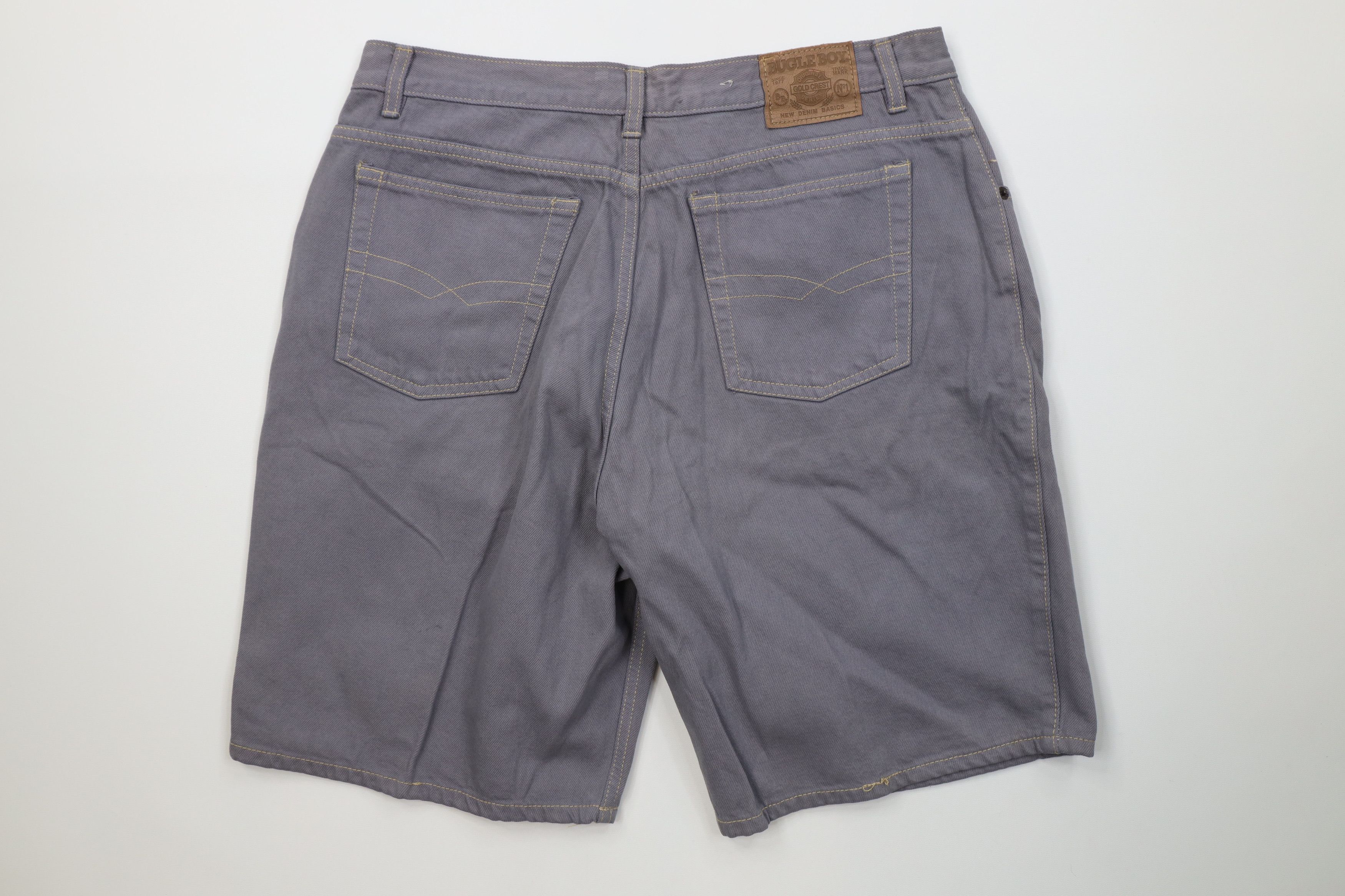 Vintage Vintage 90s Streetwear Relaxed Fit Above Knee Denim Shorts Size US 34 / EU 50 - 12 Thumbnail