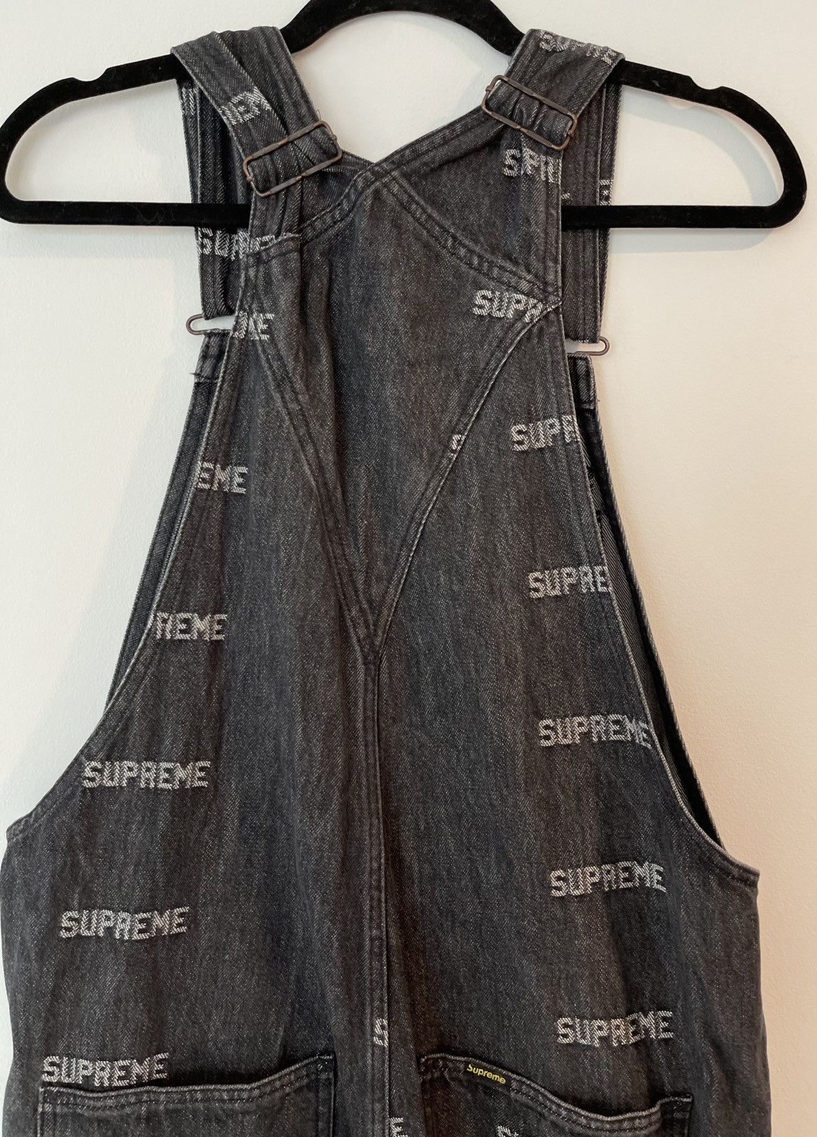 Supreme Supreme Logo Denim Overalls Size US 26 / EU 42 - 7 Thumbnail