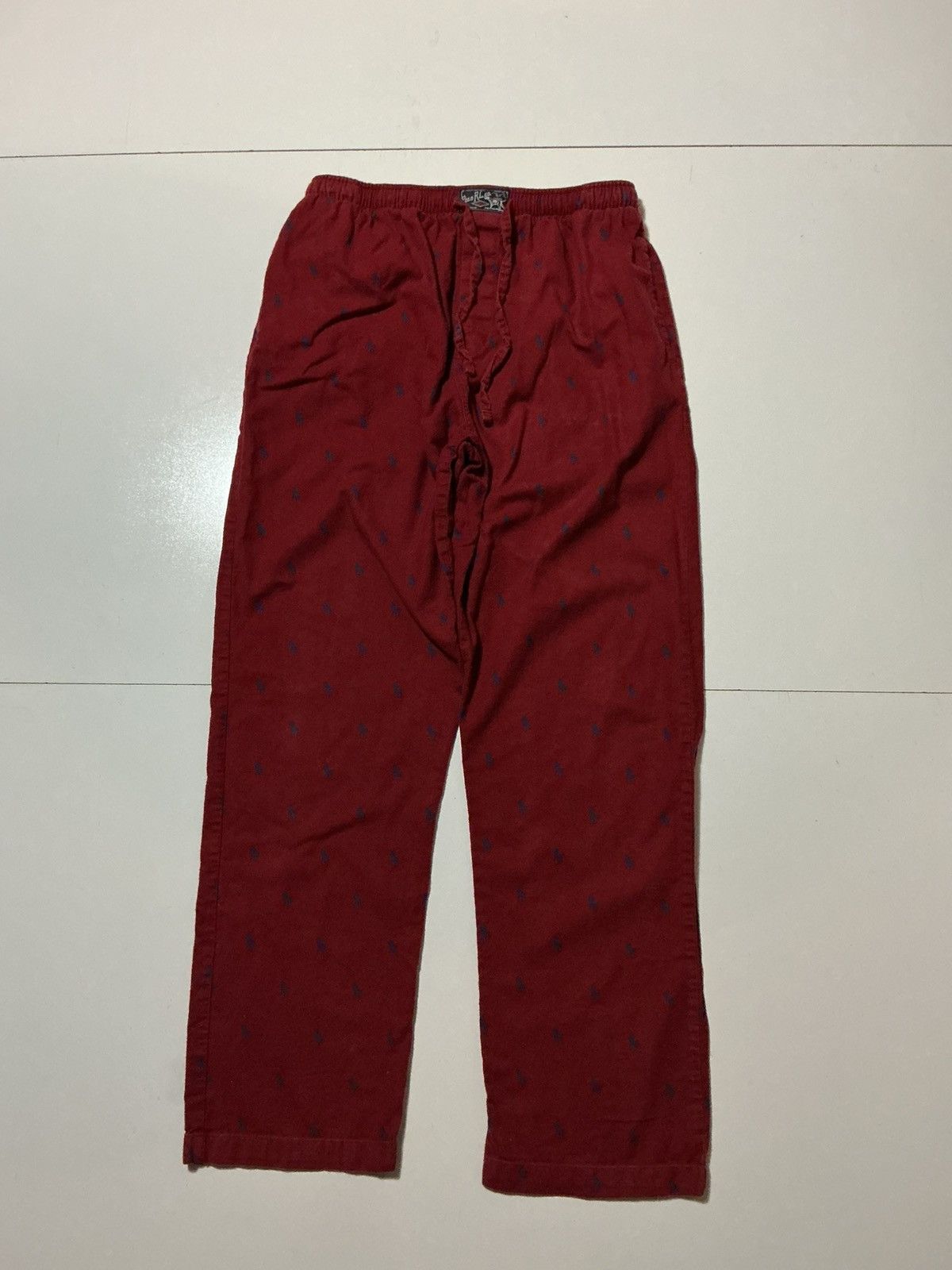 Polo Ralph Lauren Polo Ralph Lauren Dry Goods Pony Player Logo Pajama Pants Size US 34 / EU 50 - 1 Thumbnail