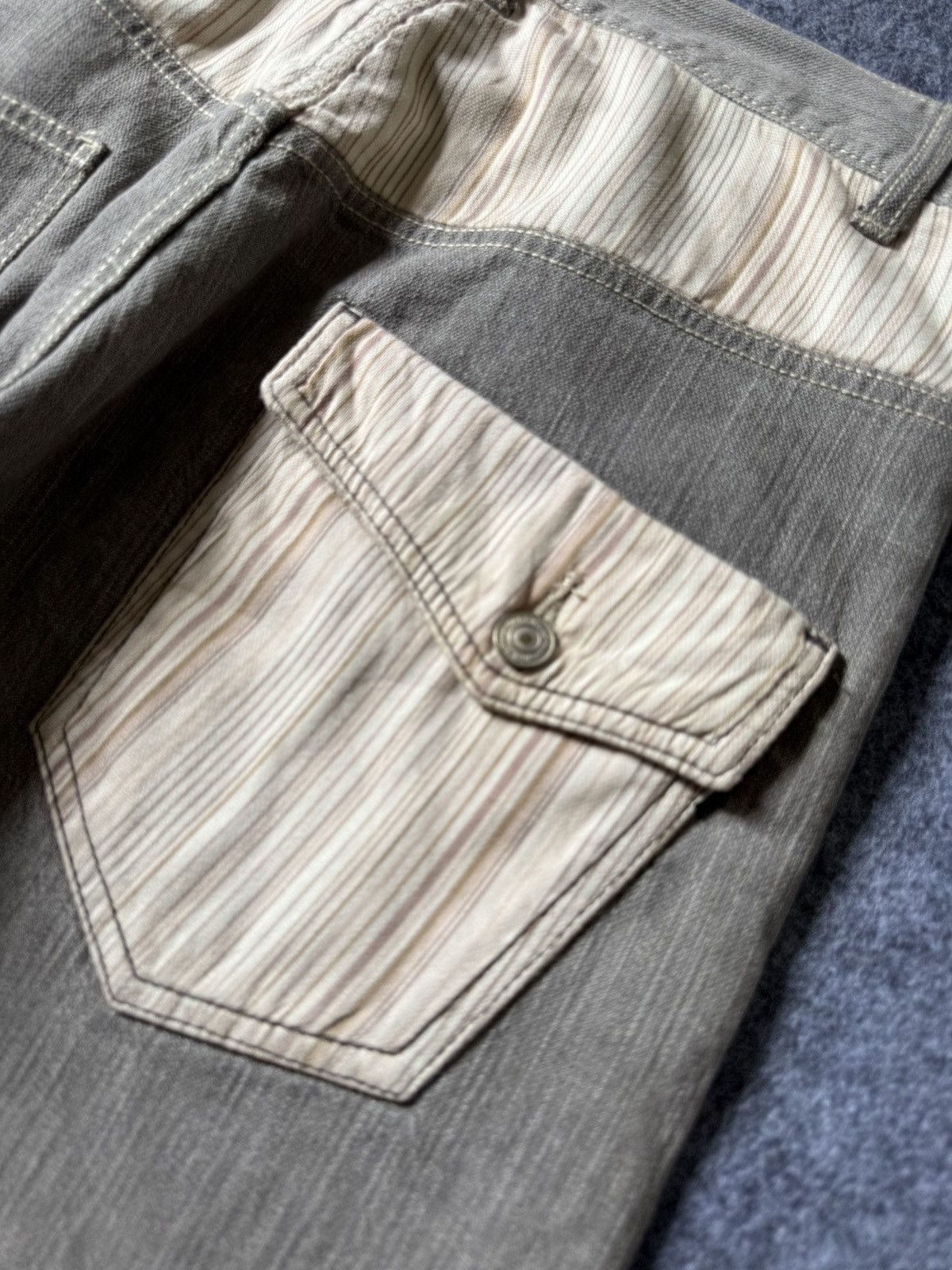 Japanese Brand × Vintage Bee Bell Japan hybrid Smokey Gray Jeans Size US 32 / EU 48 - 5 Thumbnail