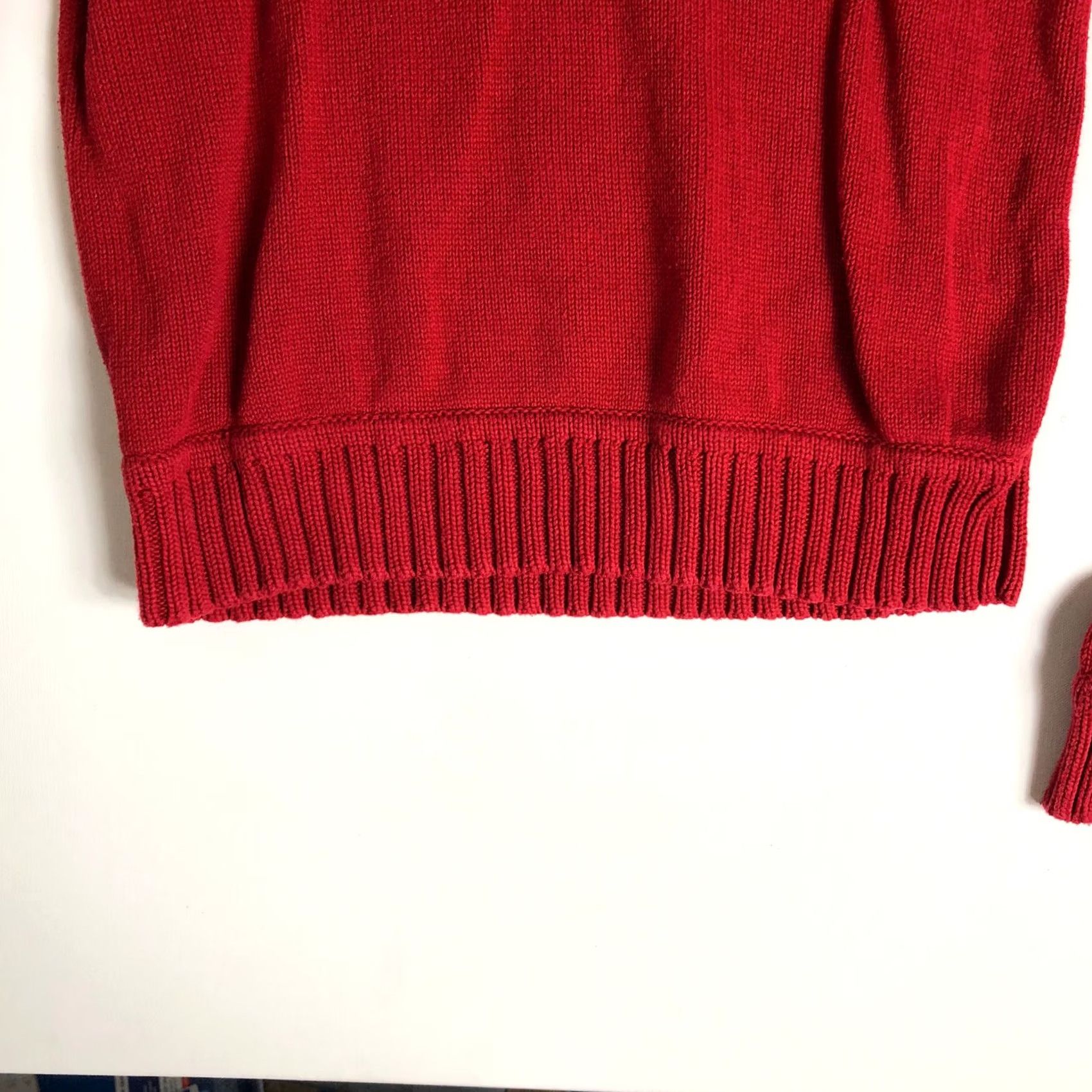 Vintage VINTAGE Women’s Aeropostale Sweater 1/4 Zip Long Sleeve Red Large G24 Size L / US 10 / IT 46 - 5 Thumbnail