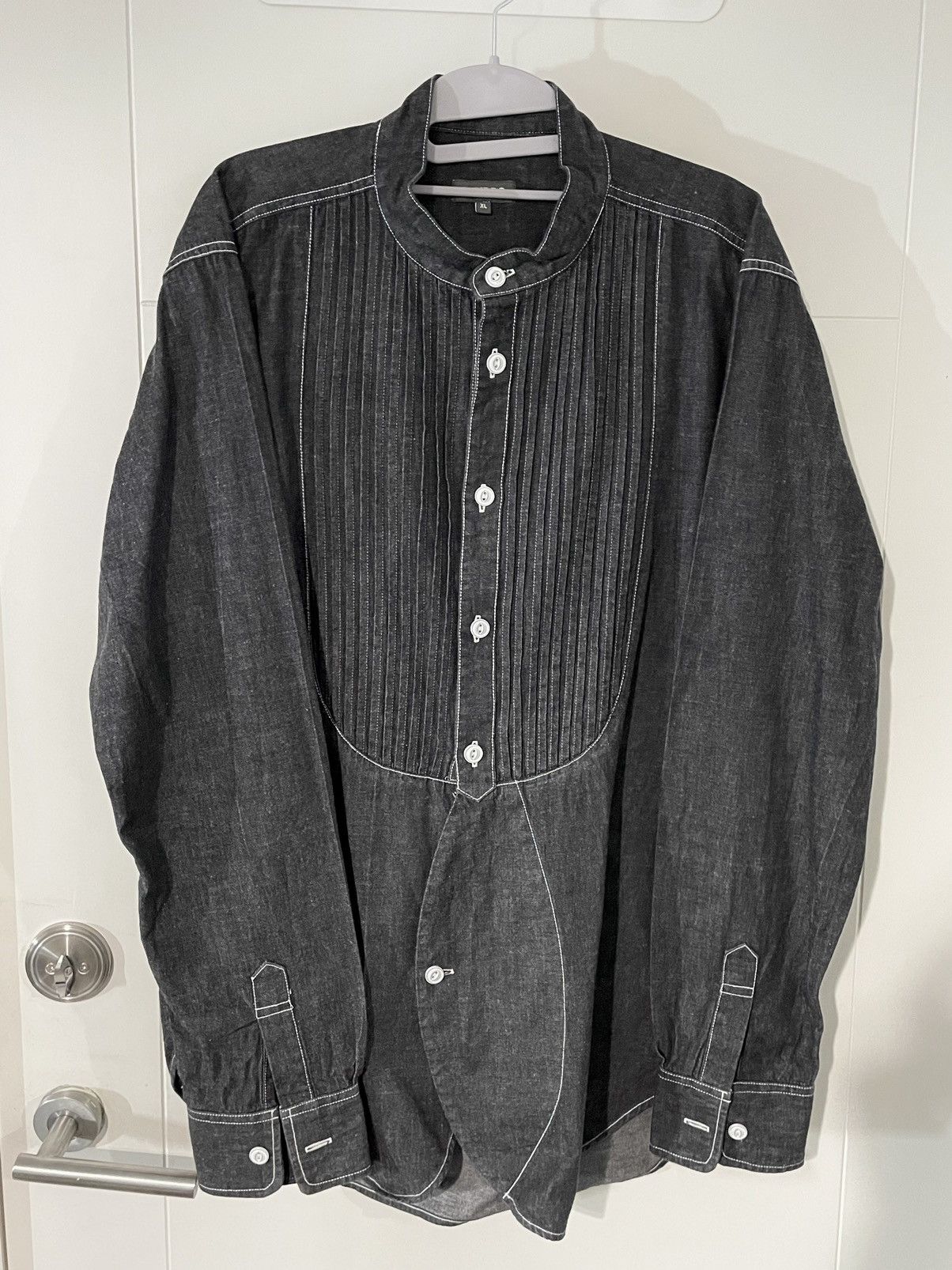 Other Syndro denim tuxedo shirt Size US L / EU 52-54 / 3 - 3 Thumbnail