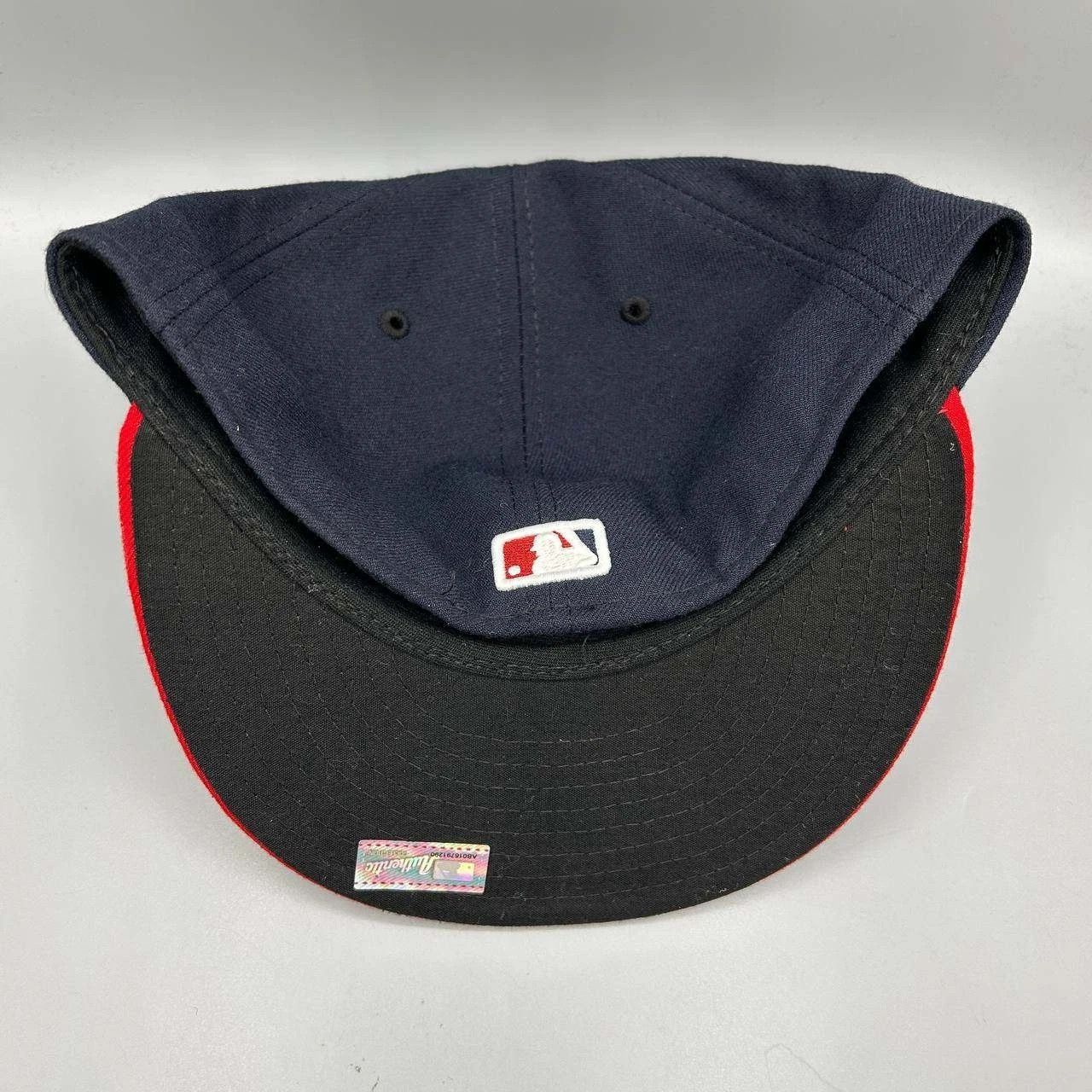 New Era Washington Nationals Hat Men 7 3/8 Embroidered MLB Fitted Size ONE SIZE - 5 Thumbnail