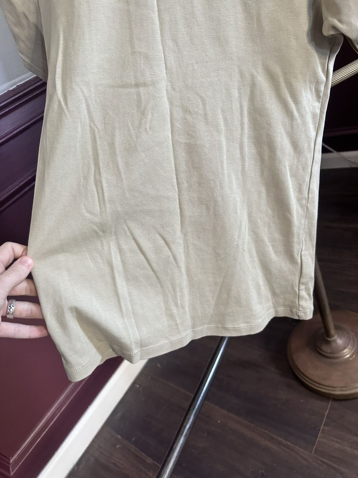 G-Star Beige knit organic cotton logo muscle tee t-shirt Size US S / EU 44-46 / 1 - 5 Thumbnail