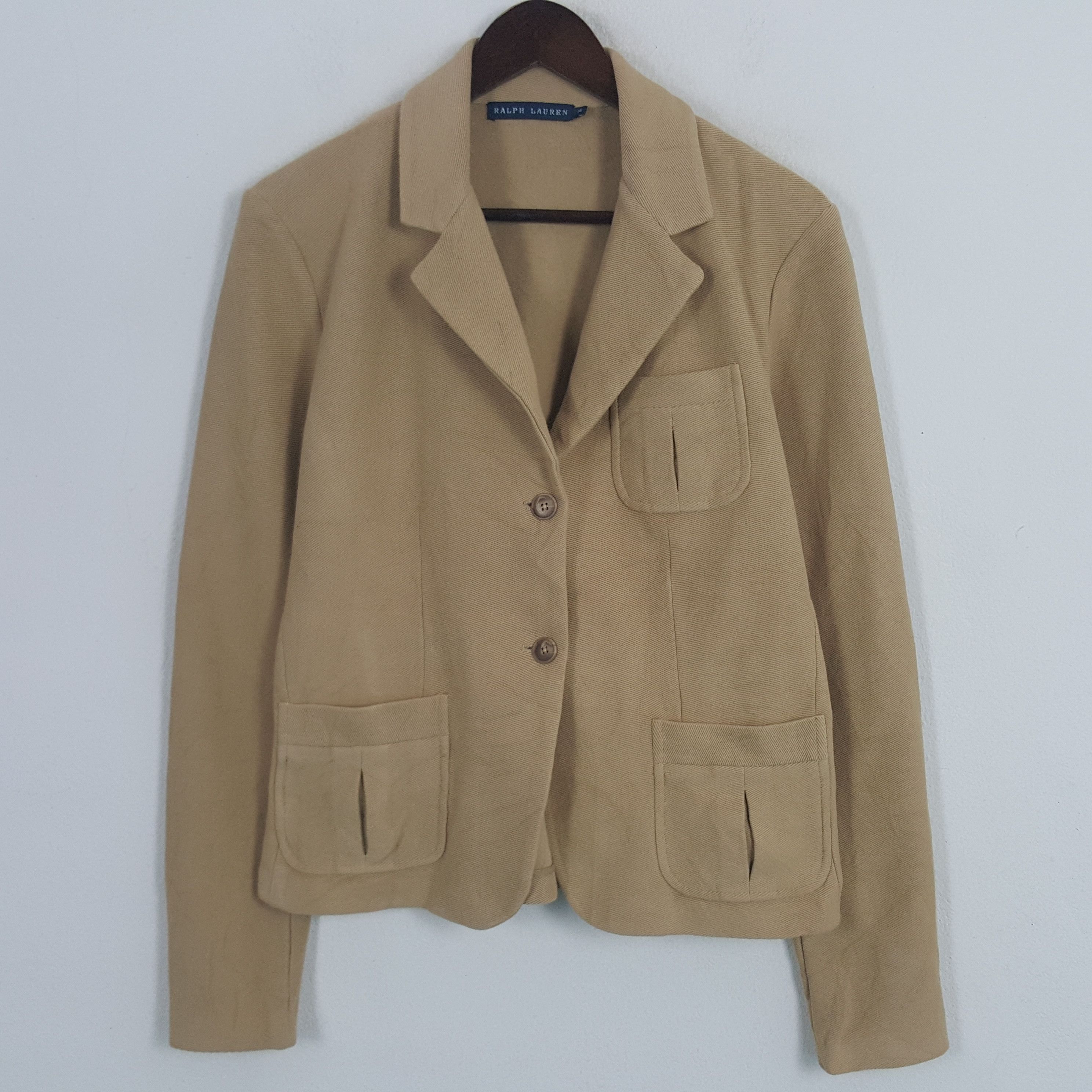 Ralph Lauren × Vintage Vintage Ralph Lauren Button Up Blazer Coat Jacket Size XL / US 12-14 / IT 48-50 - 1 Thumbnail