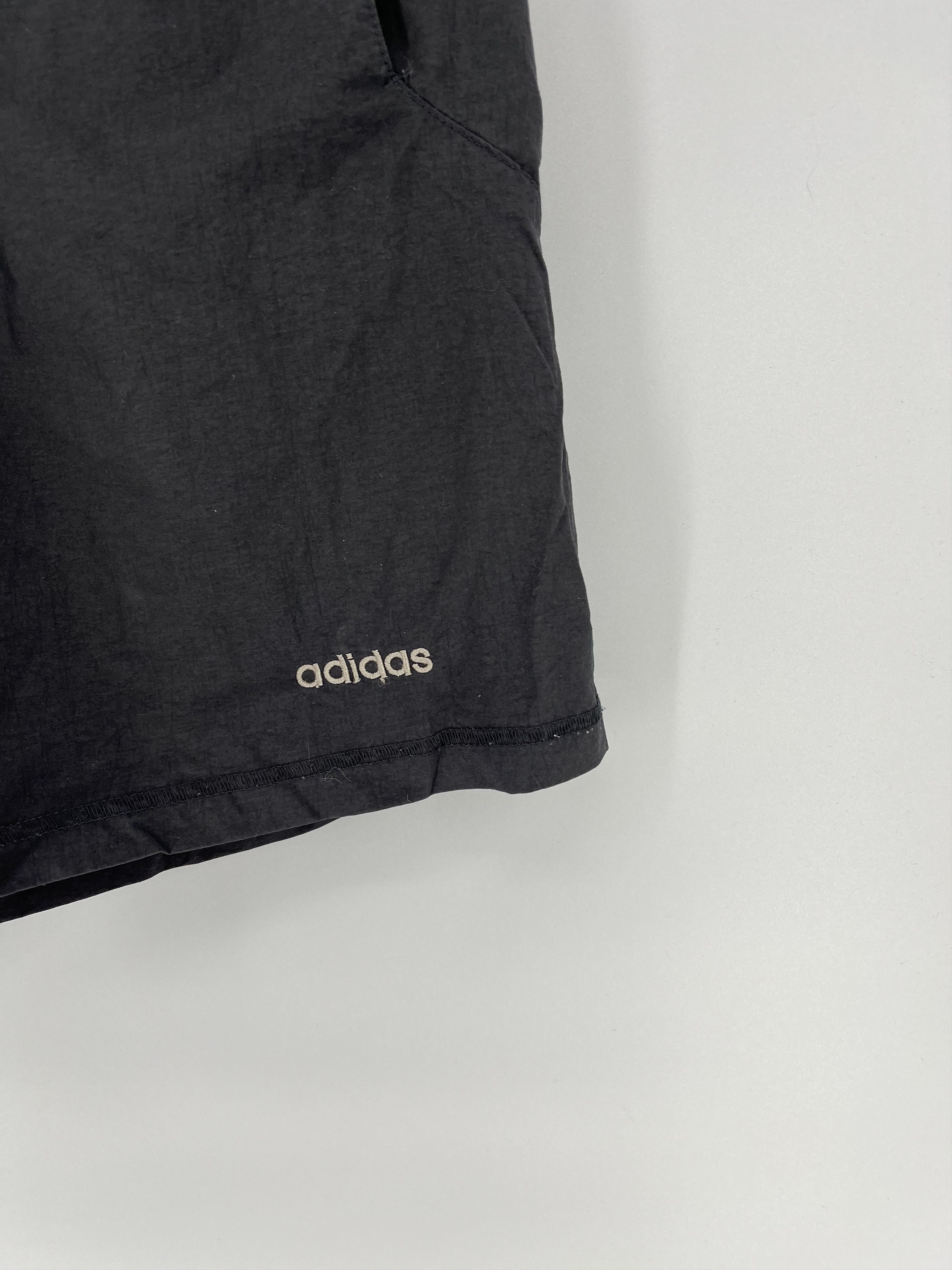 Adidas 90s Vintage Adidas Nylon Swim Beach Shorts Black Size US 32 / EU 48 - 5 Thumbnail