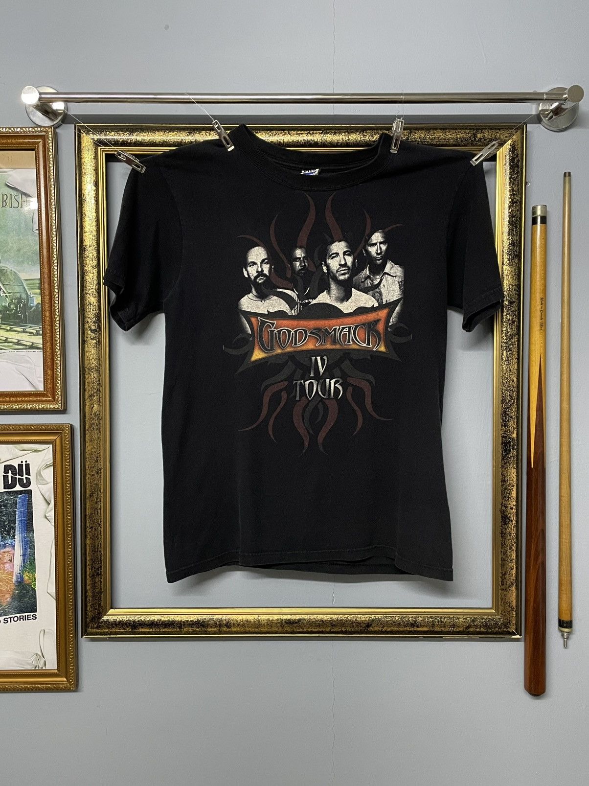 Band Tees Vintage Original Godsmack American Rock Band IV Tour Faded Size US S / EU 44-46 / 1 - 1 Thumbnail