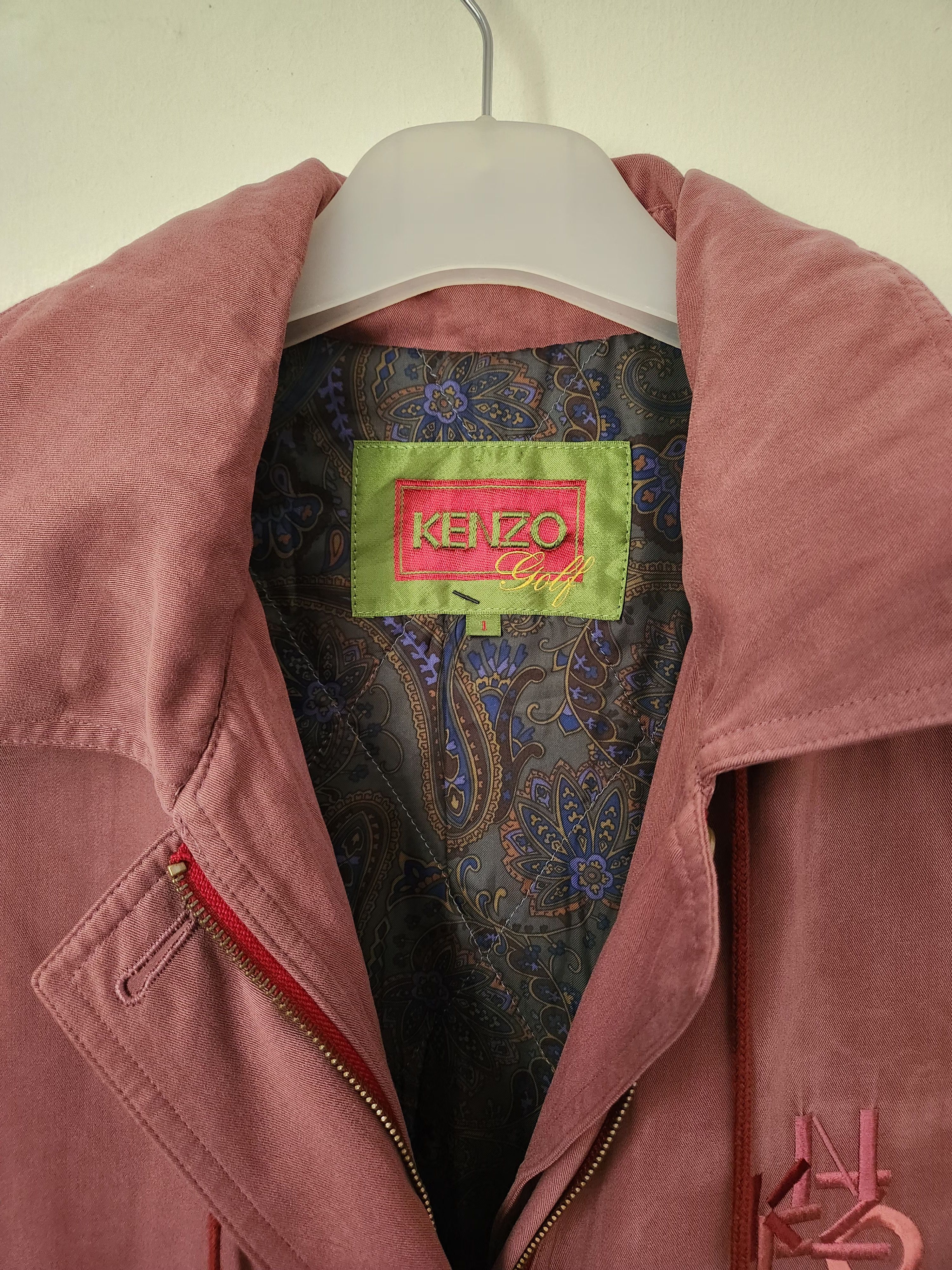 Kenzo Kenzo long jacket marroon Size US L / EU 52-54 / 3 - 3 Thumbnail