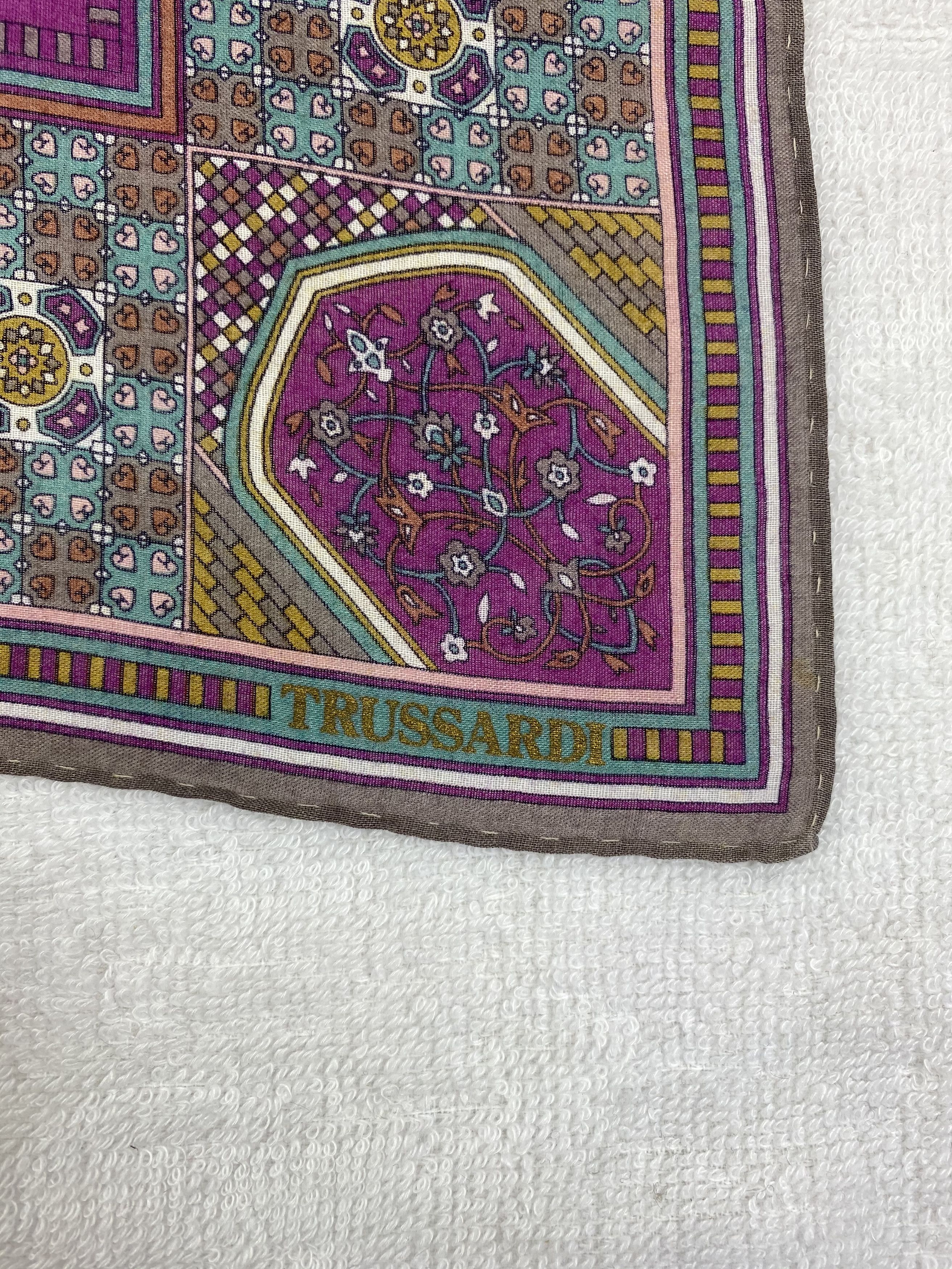 Trussardi × Vintage Trussardi Handkerchief / Bandana / Neckerchief Size ONE SIZE - 5 Thumbnail