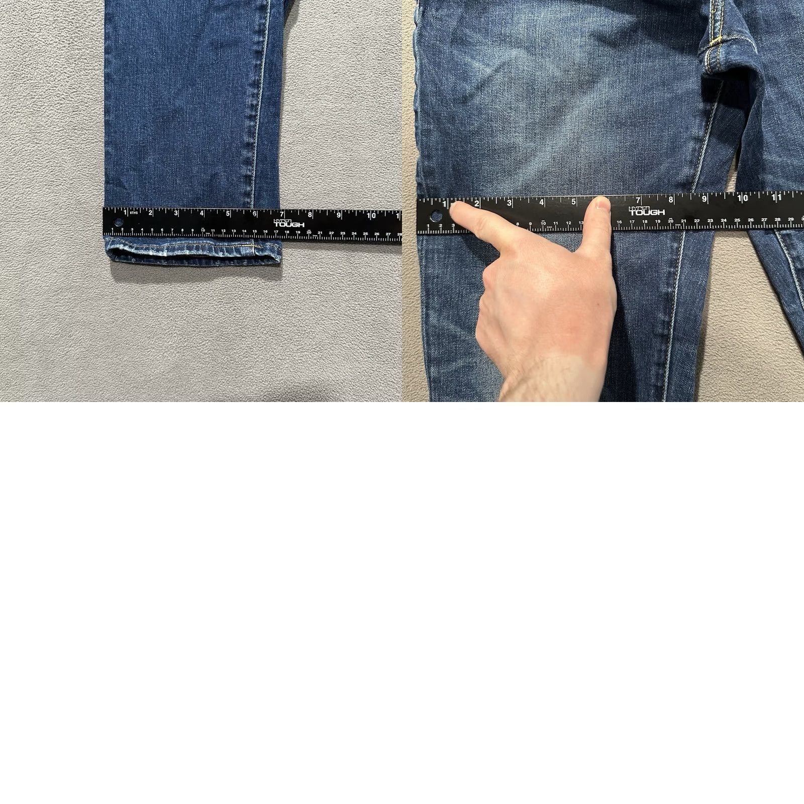 American Eagle Outfitters American Eagle Jeans Mens 33x30 Blue Denim Airflex Slim Straight GUC Size US 32 / EU 48 - 10 Thumbnail