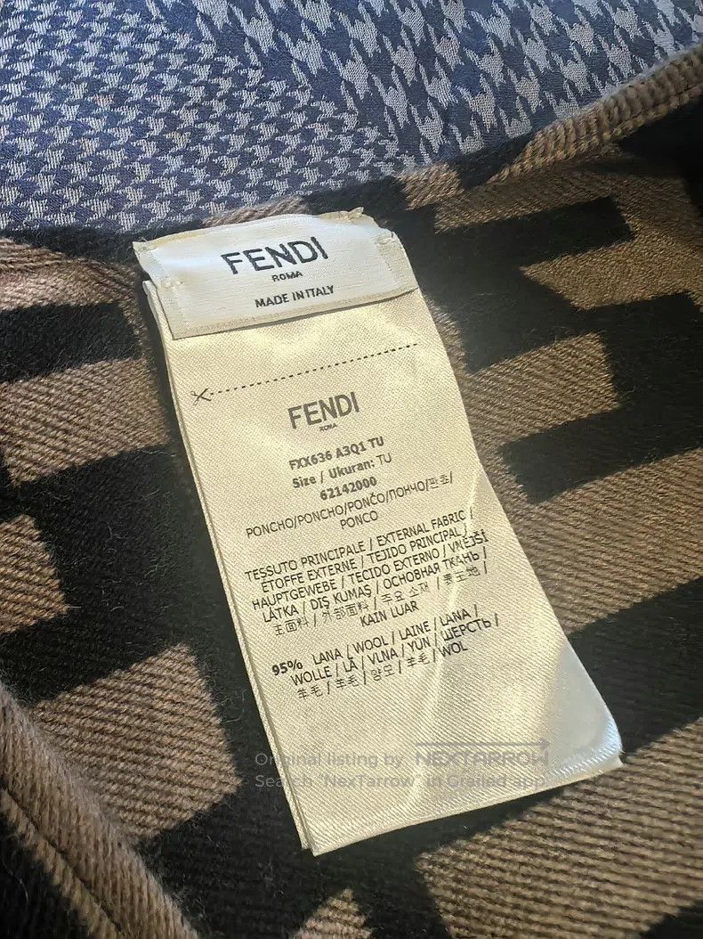Fendi Fendi Cape stole Size ONE SIZE - 4 Thumbnail