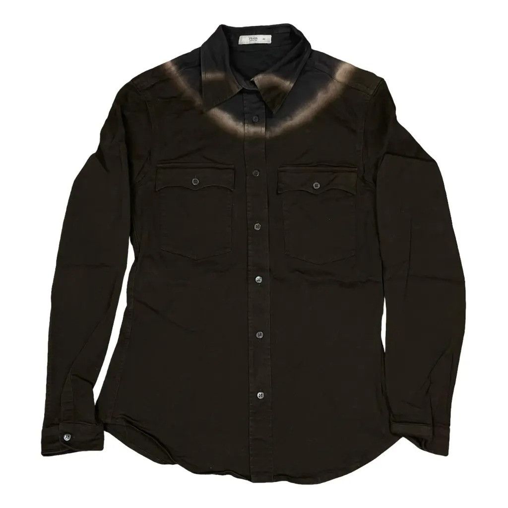 image of Prada Shirt in Brown, Women's (Size Medium)