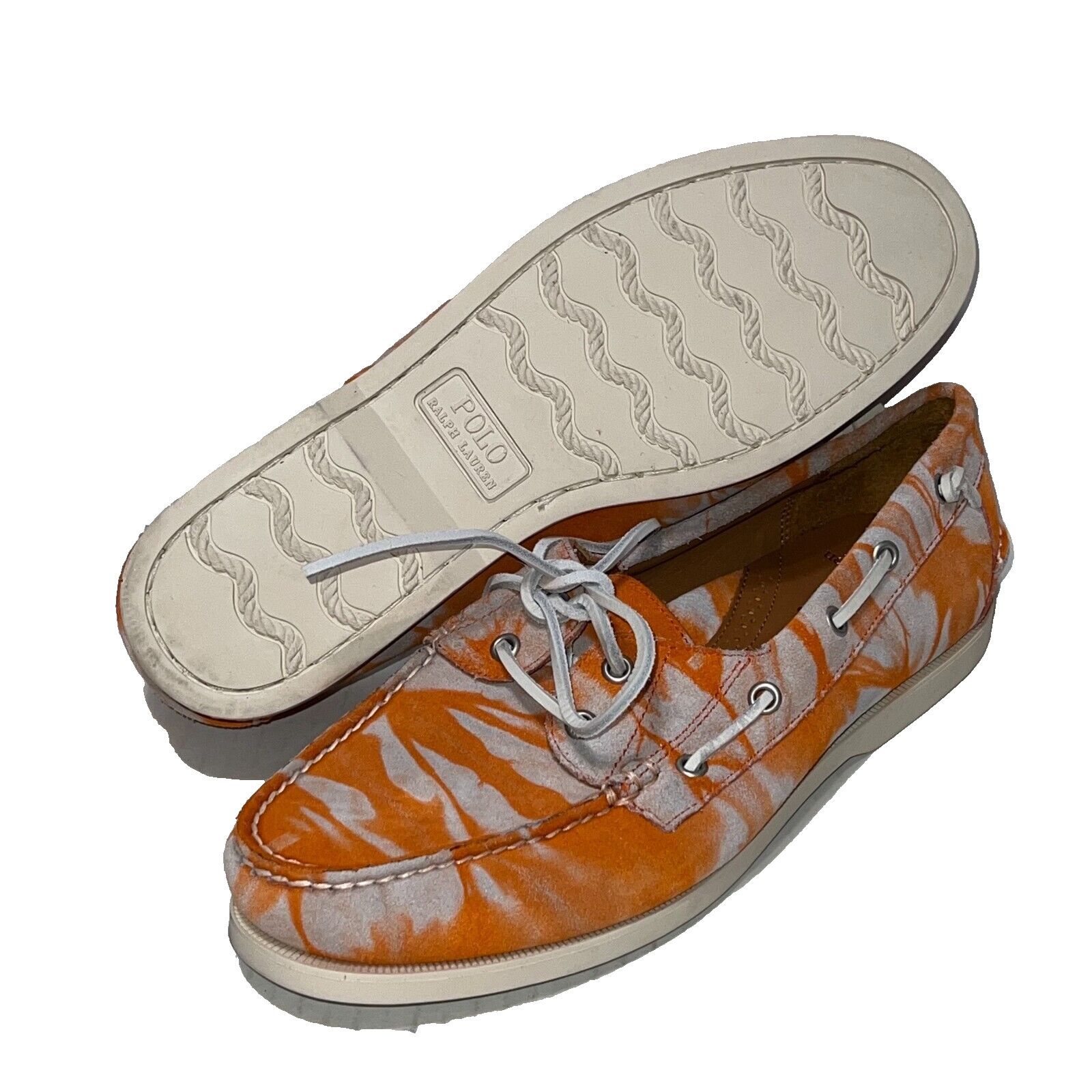 Polo Ralph Lauren Polo Ralph Lauren Men's Merton Boat Shoes Size 10.5D Orange Size US 10.5 / EU 43-44 - 12 Thumbnail