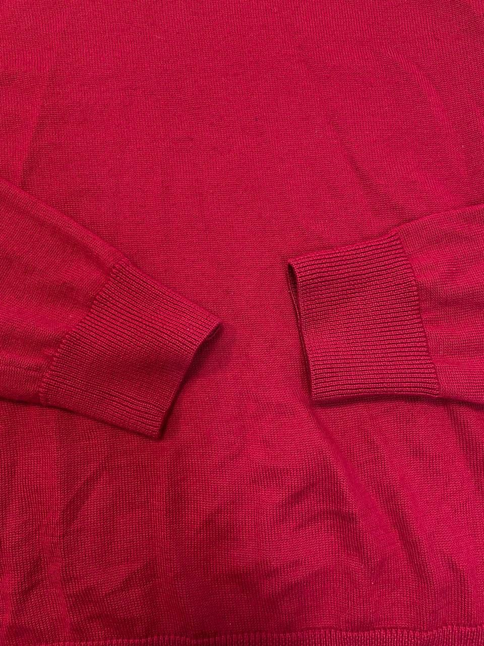 Fred Perry Fred Perry Merino Wool Sweater Laurel Wreath Logo Jumper Men Size US M / EU 48-50 / 2 - 8 Thumbnail