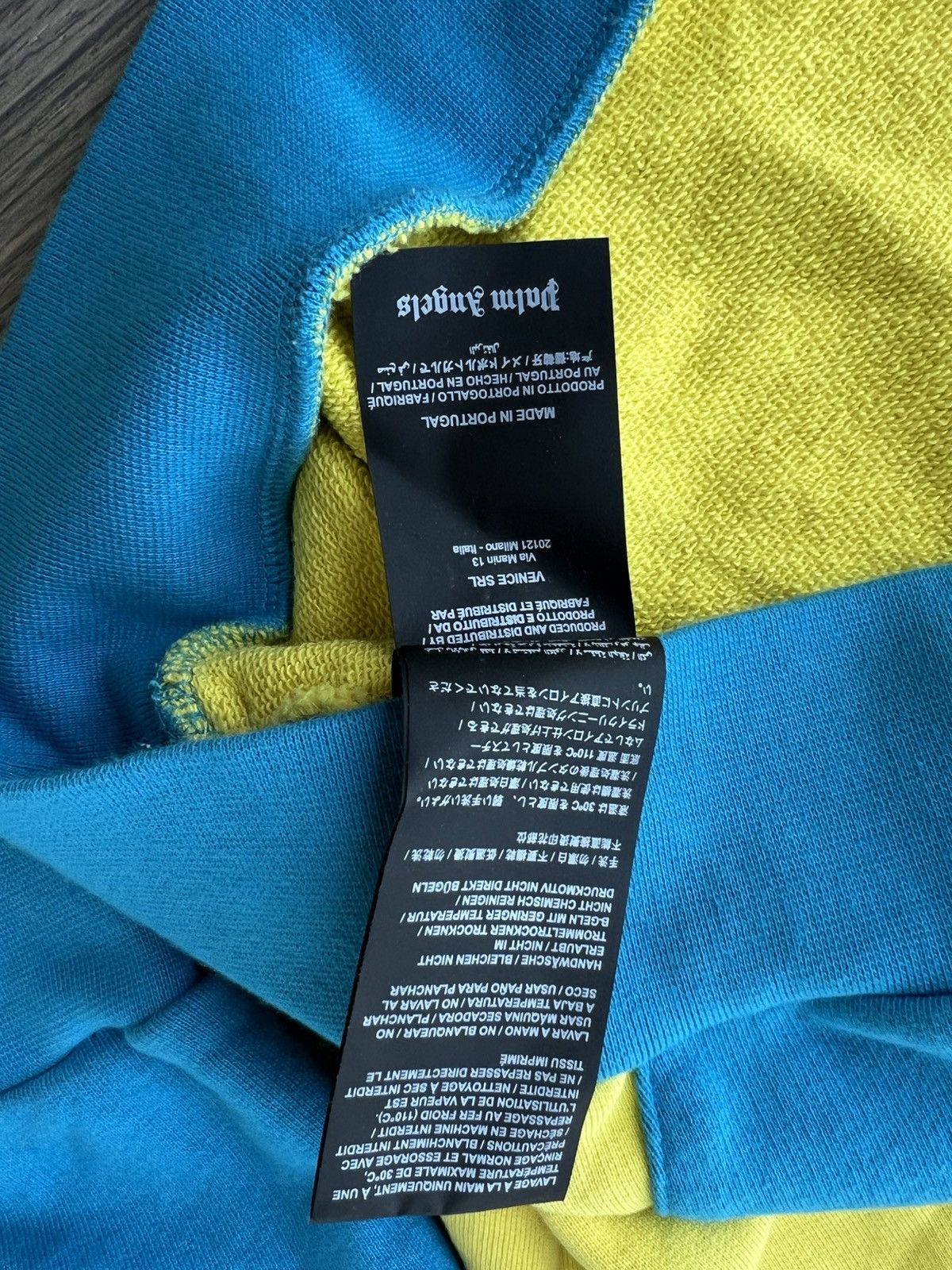 Palm Angels PALM ANGELS Color-block Hoodie Size US XL / EU 56 / 4 - 7 Thumbnail