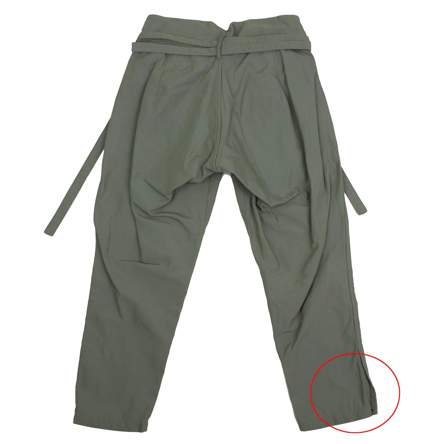 Comme des Garcons Homme Plus Nylon Drawstring Joggers Pants in Khaki Size S Size US 36 / EU 52 - 13 Thumbnail