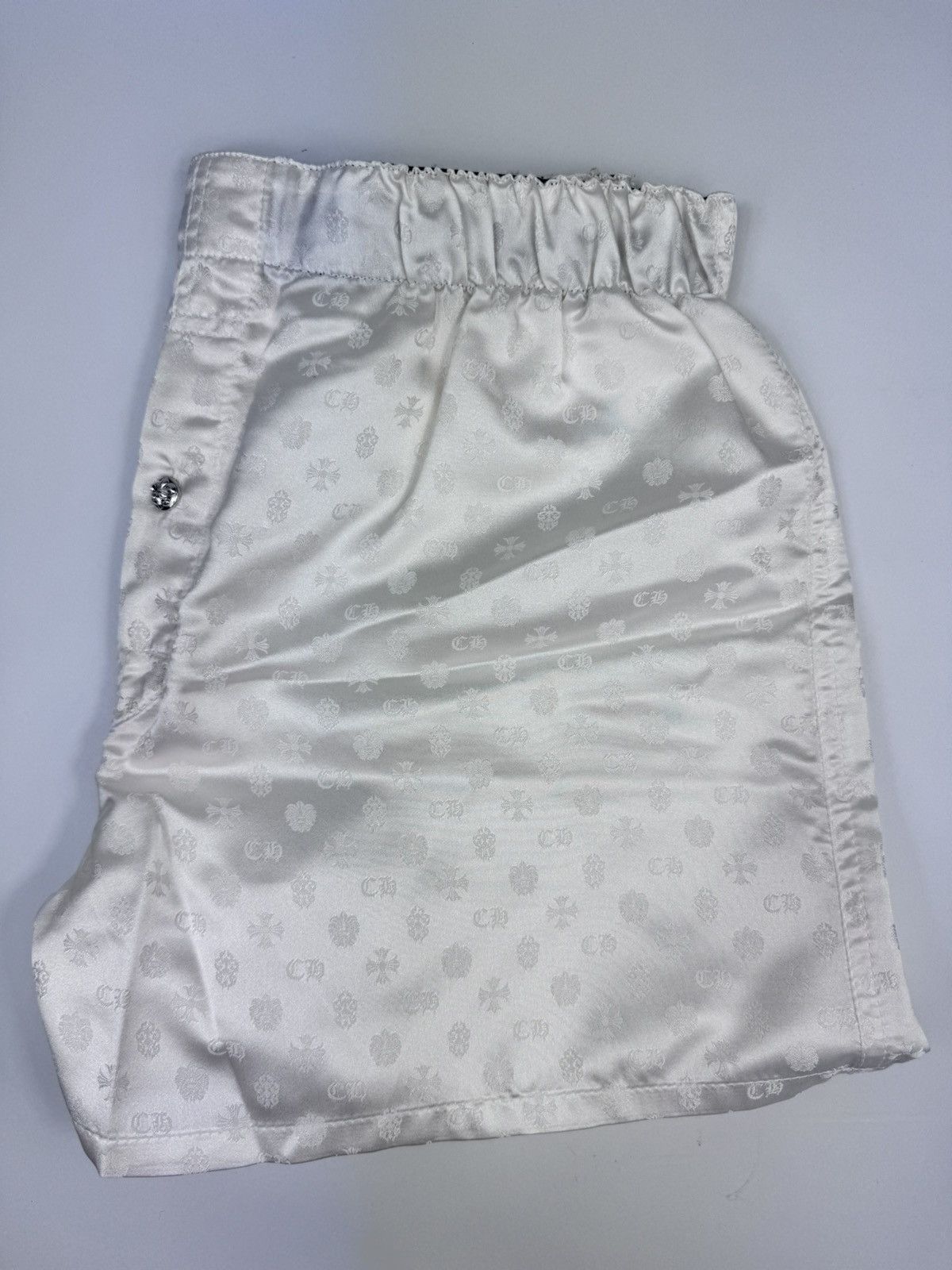 Chrome Hearts LOGO PRINT SILK SHORTS Size US 34 / EU 50 - 3 Thumbnail
