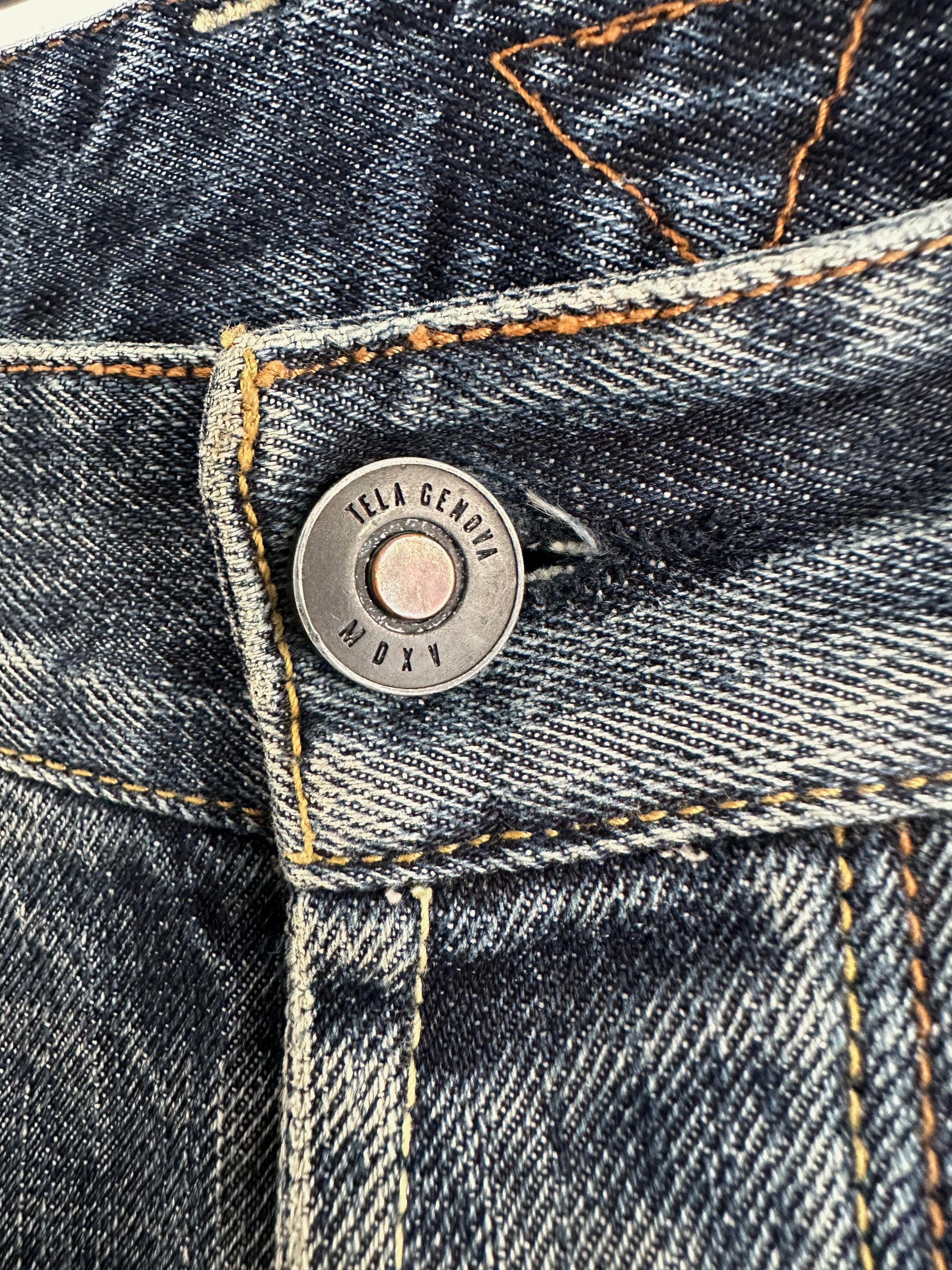 Other TELA GENOVA Selvedge Washed denim pants jeans Size US 35 - 6 Thumbnail