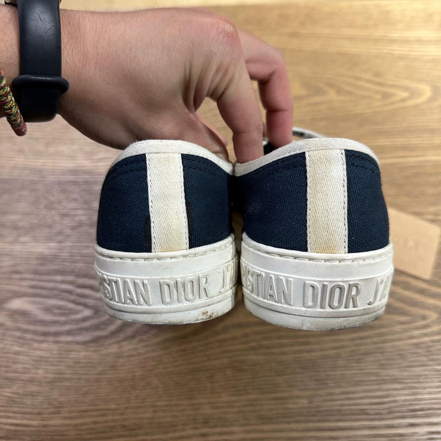 Christian Dior Monsieur Christian Dior Walk'n low top canvas sneakers 34 Size US 4 / IT 34 - 4 Thumbnail