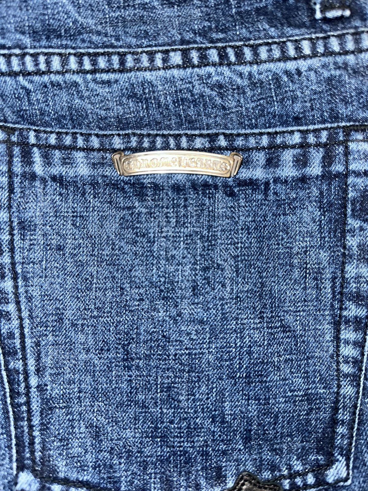 Chrome Hearts Chrome Hearts Cross Patch Denim Shorts – Brand New Size US 28 / EU 44 - 5 Thumbnail