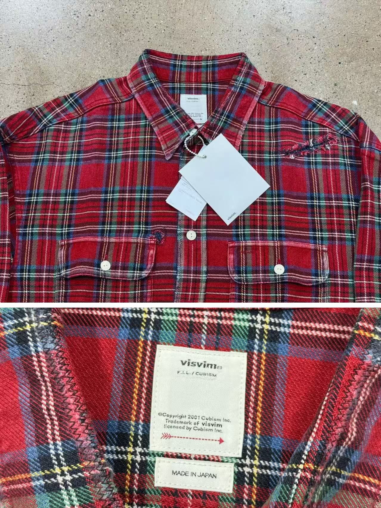 Visvim Visvim 20aw LUMBER CHECK L/S CRASH Size US M / EU 48-50 / 2 - 4 Thumbnail