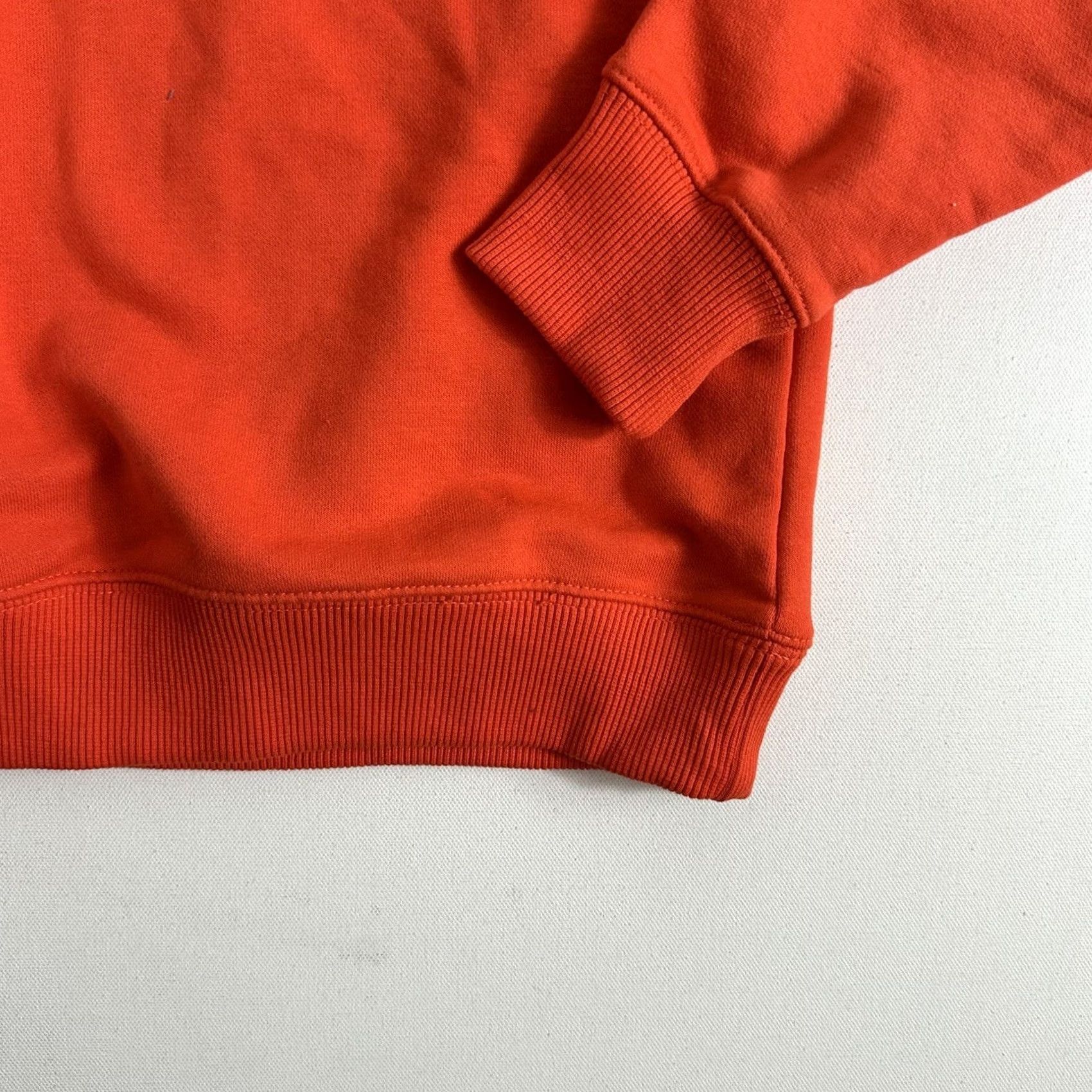 Zara Zara Hoodie California Long Sleeve Pullover Casual Women Size 9 Orange 100% Cotton Fleece Regular Sweatshirt PullOver solid Outdoor Sports Womens Size M / US 6-8 / IT 42-44 - 6 Thumbnail