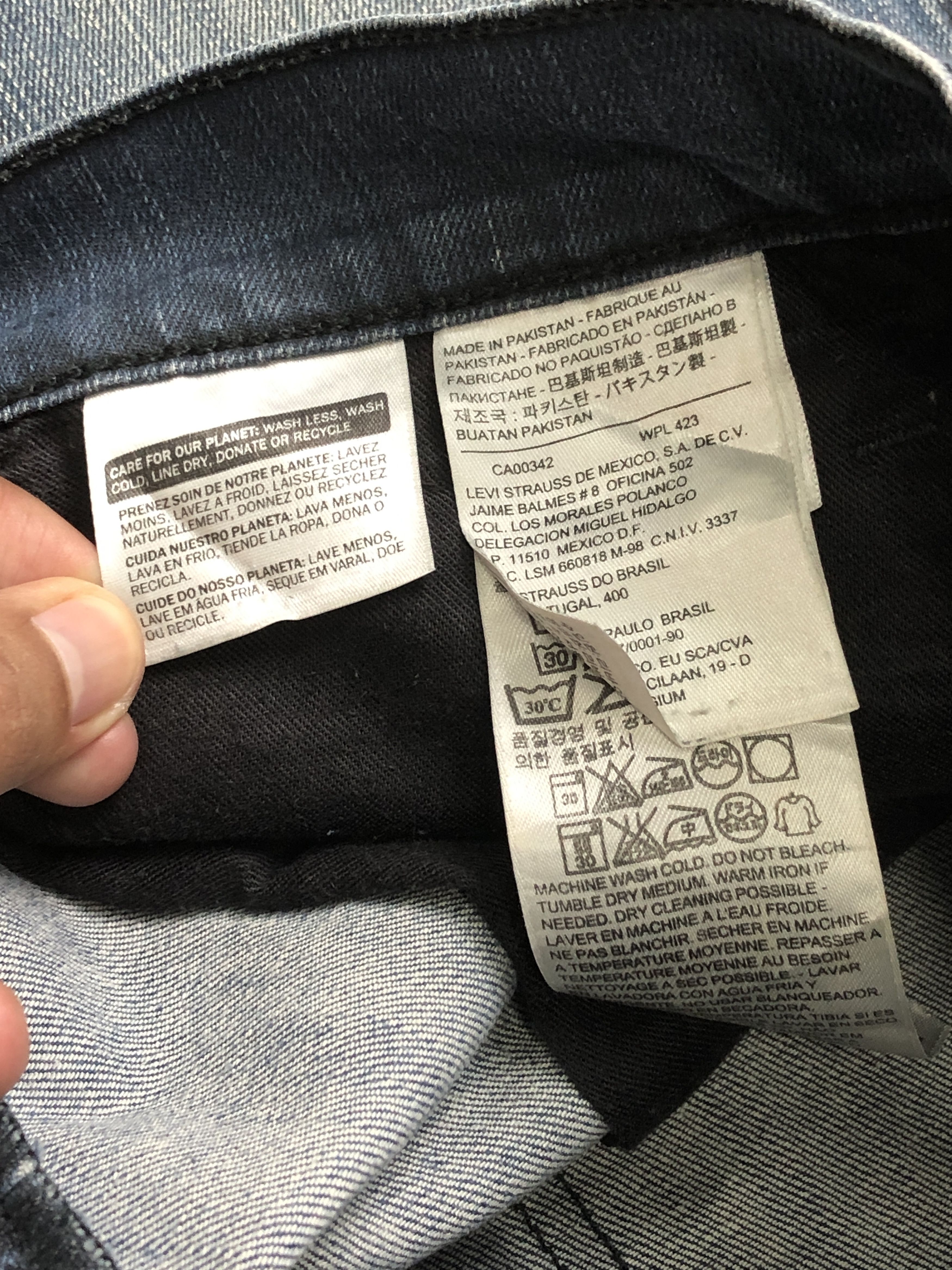 Levi's Vintage Levis 511 Black Tab Jeans DP2460 Size US 32 / EU 48 - 7 Thumbnail
