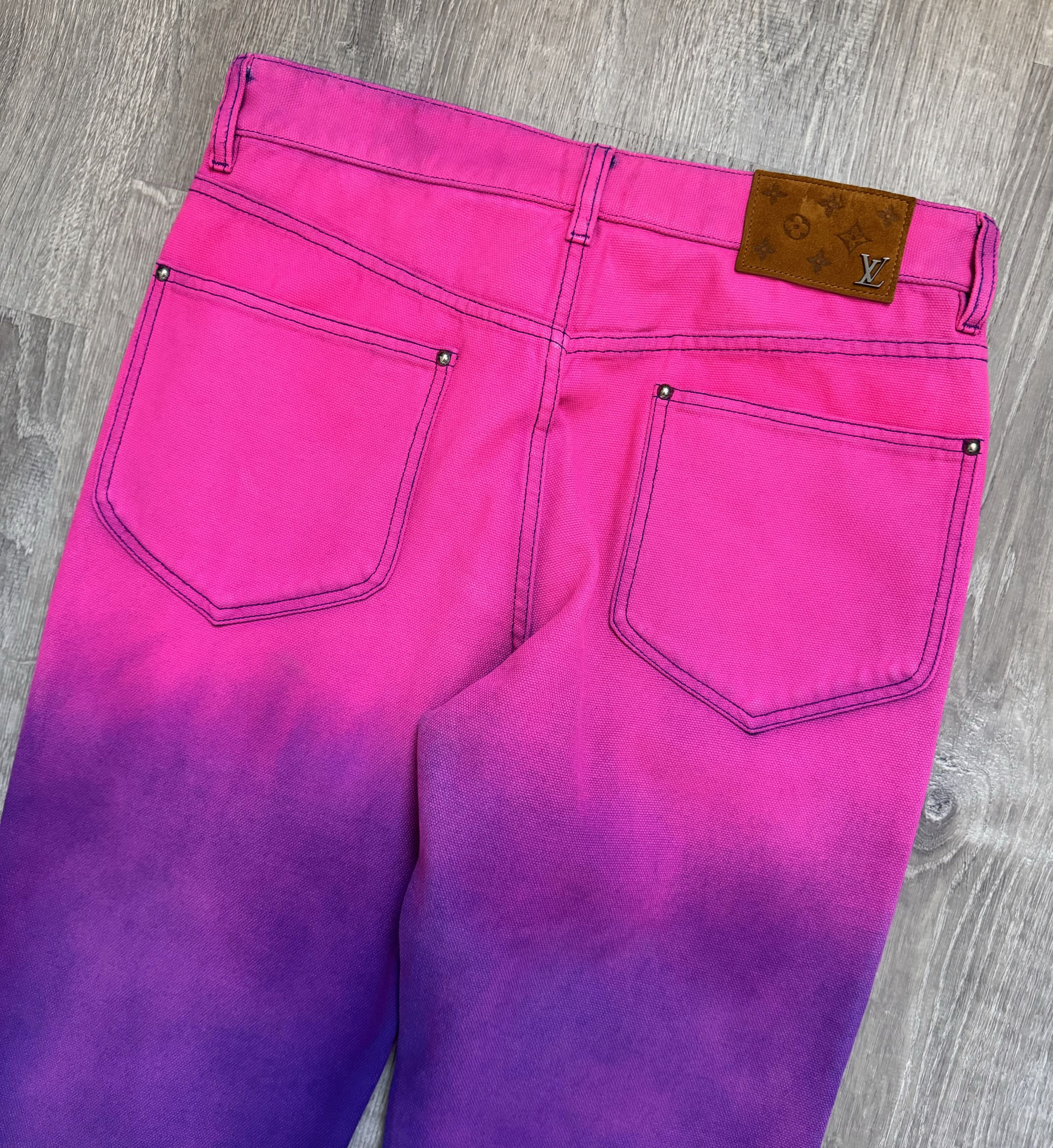 Louis Vuitton Louis Vuitton Gradient Blue Purple Denim Pants Size US 28 / EU 44 - 5 Thumbnail