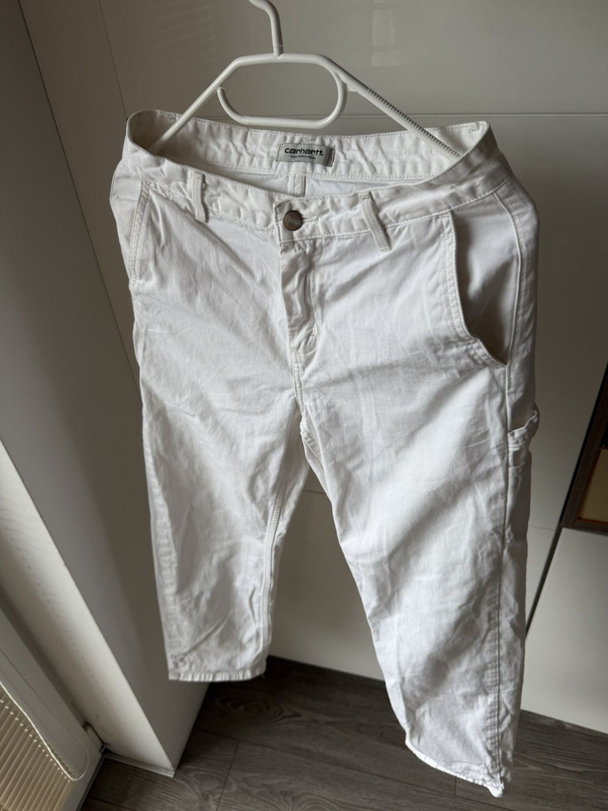 Carhartt ‼️Carhartt Wip Regular Cargo Y2k Box Logo Rap Pants‼️ Size US 26 / EU 42 - 16 Thumbnail