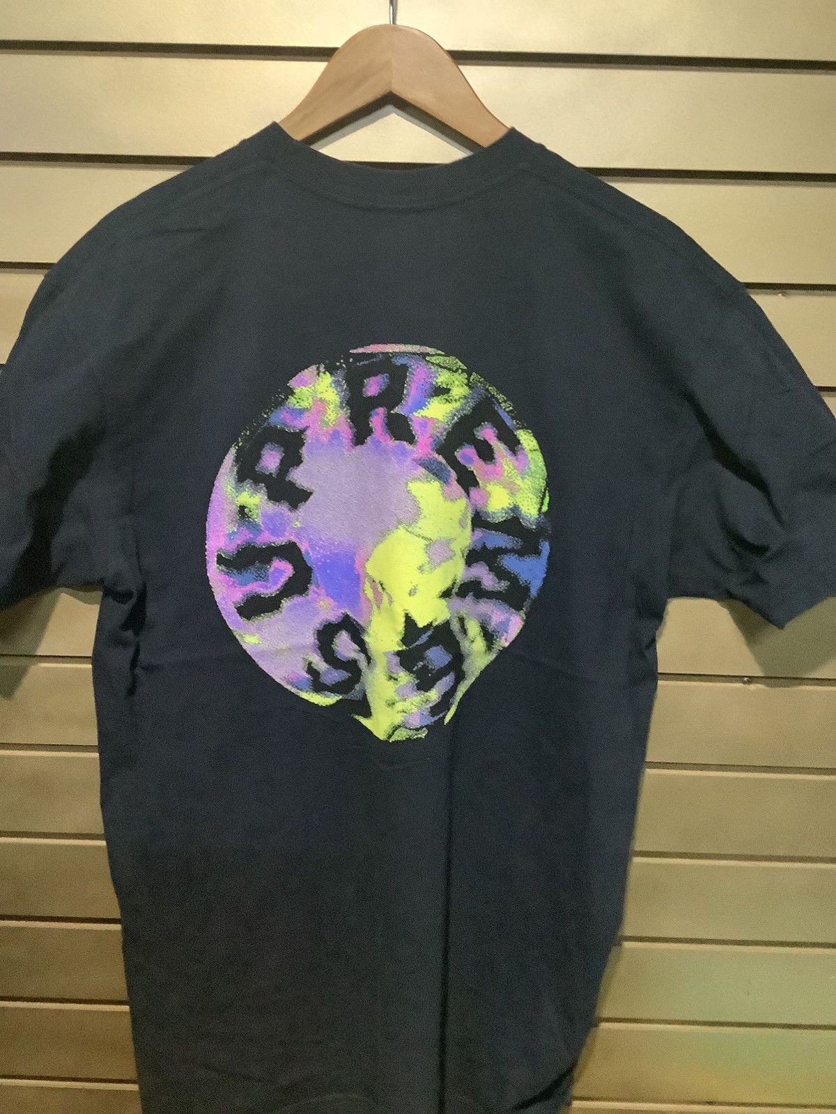 Supreme Supreme navy t shirt Size US L / EU 52-54 / 3 - 3 Thumbnail