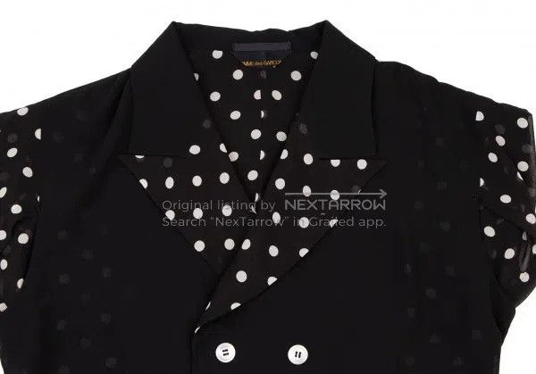 Comme des Garcons Comme Des Garcons Polka dot double-breasted suit jacket Size S / US 4 / IT 40 - 2 Thumbnail