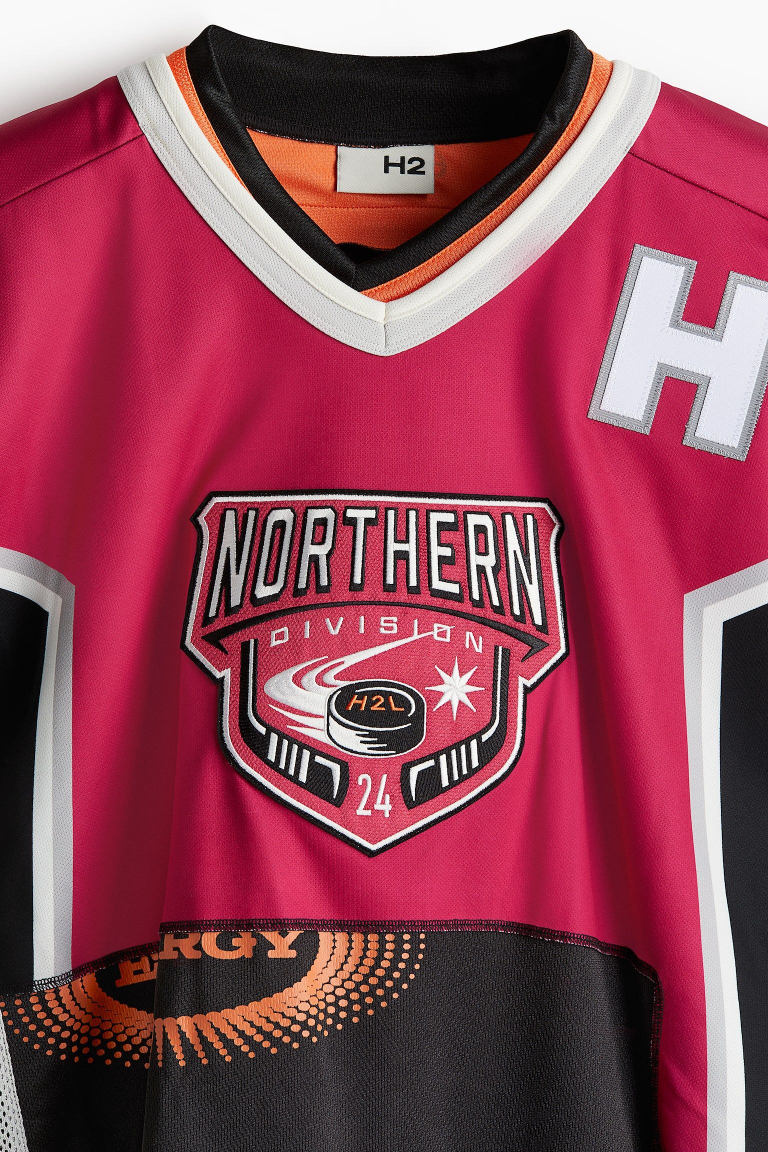 Heron Preston H2 by Heron Preston Patchwork Hockey Jersey Size US XL / EU 56 / 4 - 3 Thumbnail