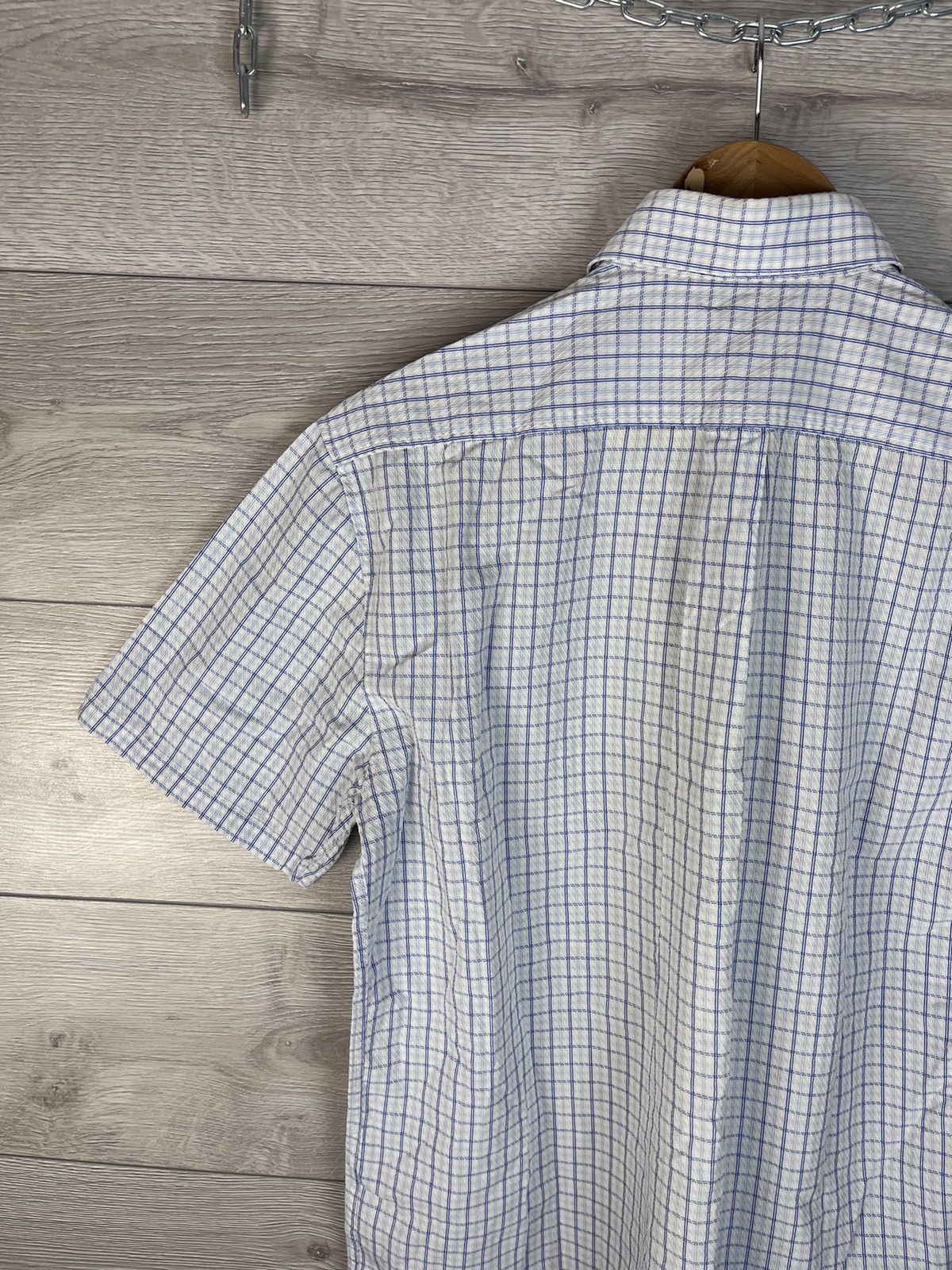 Yves Saint Laurent Vintage Mens Button Down Shirt Short Sleeve YSL Size US L / EU 52-54 / 3 - 13 Thumbnail