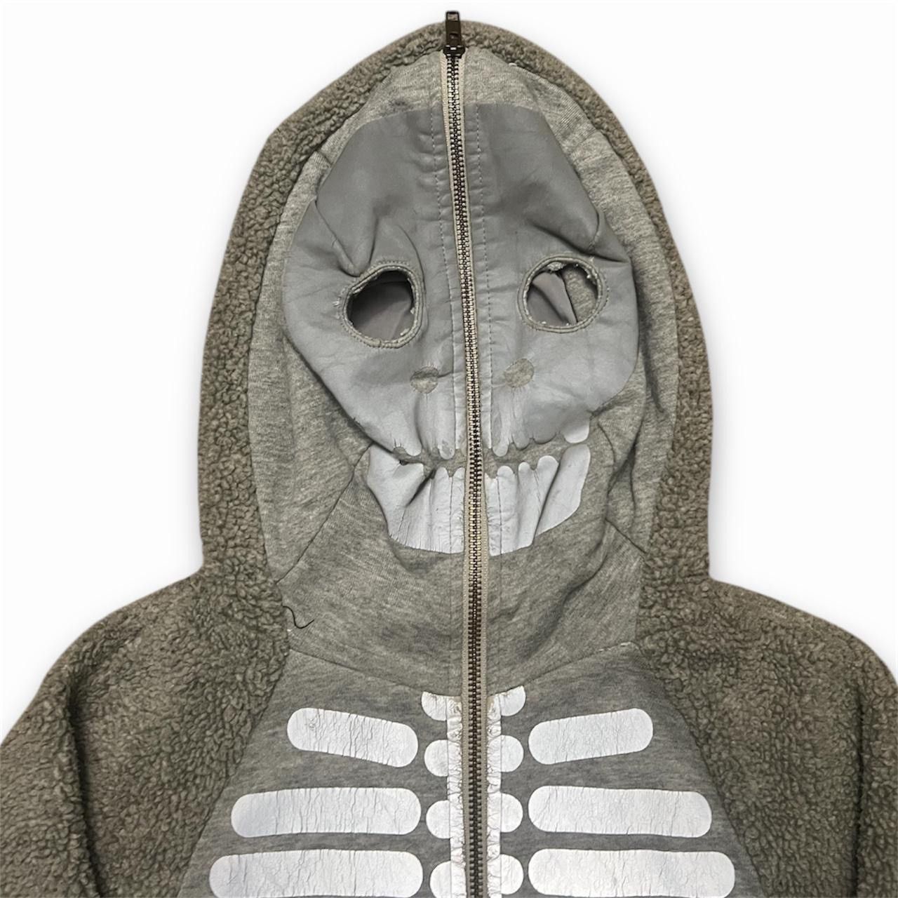 Ne-Net Ne-net Grey Skeleton Bear Ear Hoodie Size US M / EU 48-50 / 2 - 6 Thumbnail