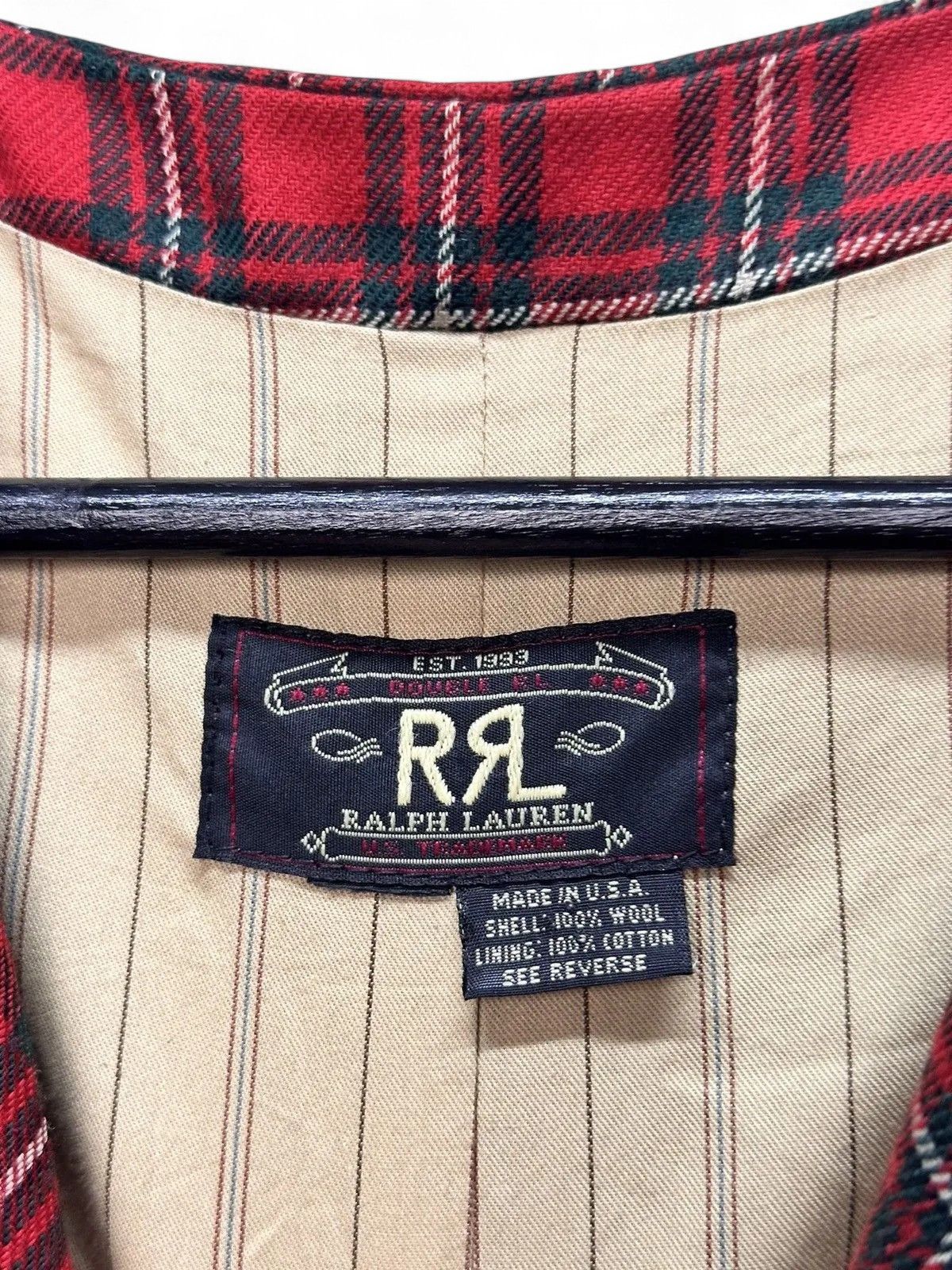 Ralph Lauren Purple Label Ralph Lauren RRL Purple Label Vintage Wool Double Jacket Y2K Size US M / EU 48-50 / 2 - 8 Thumbnail