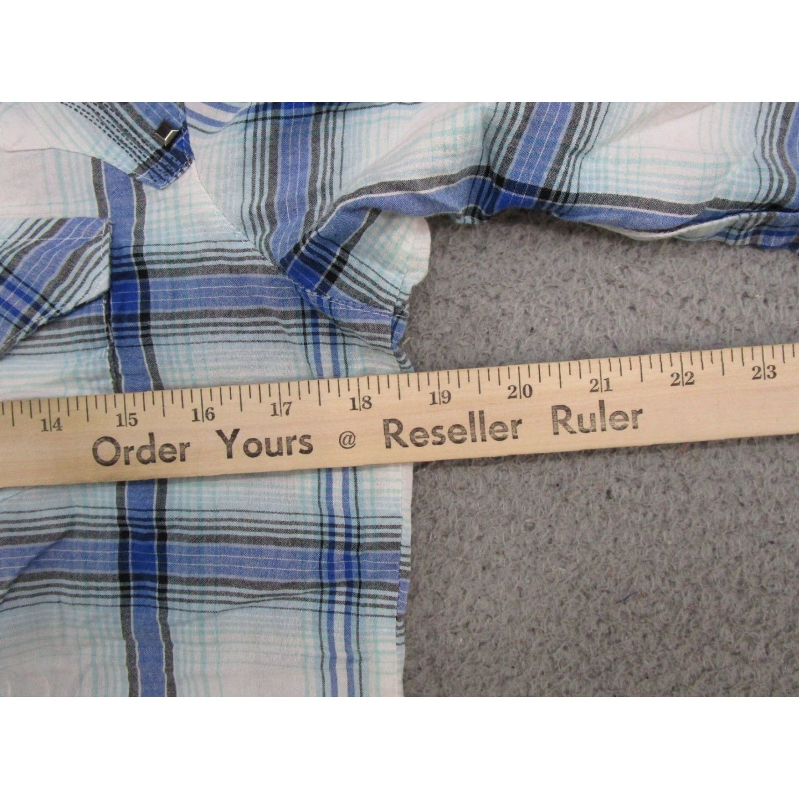 Wrangler WRANGLER SHIRT ROCK 47 Women's Plaid Western Pearl Snap Embroidered Size M Size M / US 6-8 / IT 42-44 - 5 Thumbnail