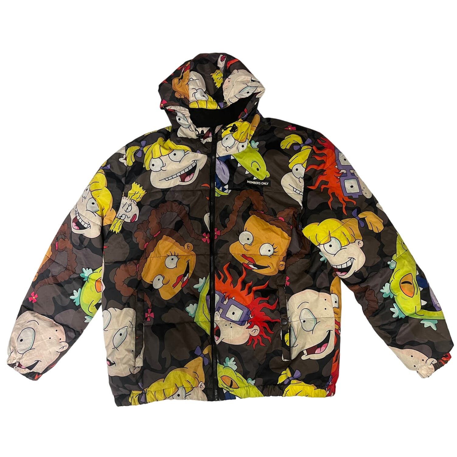 Nickelodeon Member's Only Rugrats Nickelodeon hooded Puffer Jacket XL ...