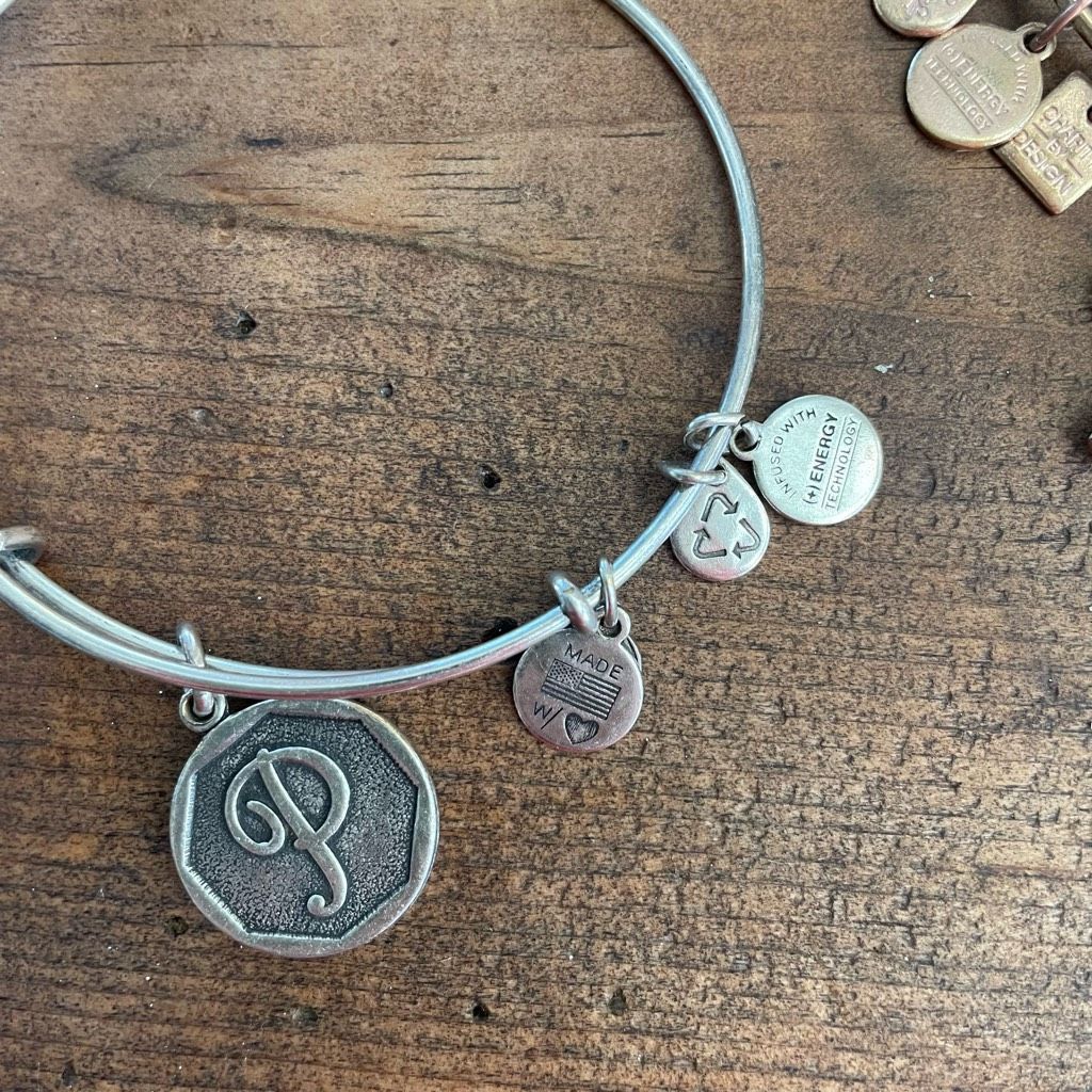 Other 2 Alex and Ani United States NAVY Charm Bangle Bracelet Rafa Size ONE SIZE - 5 Thumbnail