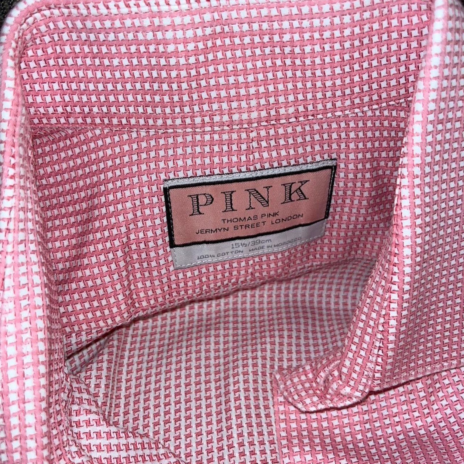Other Thomas Pink Check Pattern Button-Up Dress Shirt Size 15.5 Size US M / EU 48-50 / 2 - 6 Thumbnail