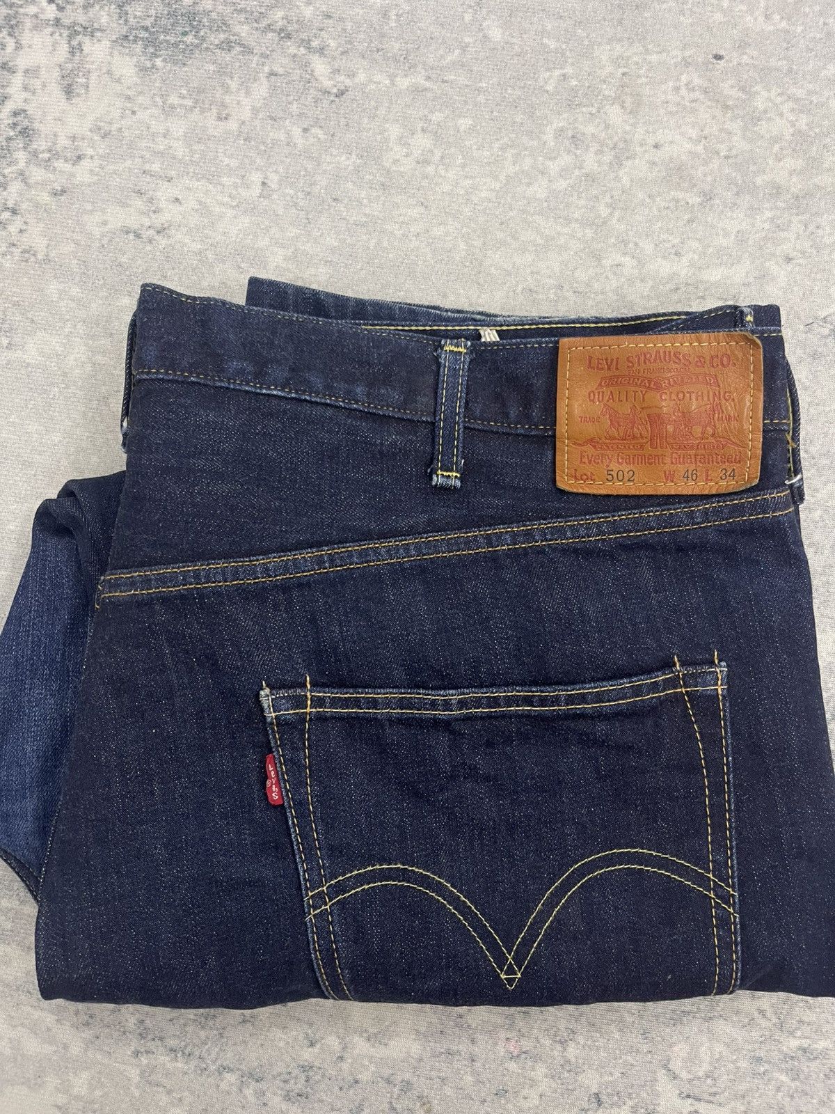 Levi's Vintage Levi's 502 Big E Selvedge Redline Denim Jeans Size US 44 / EU 60 - 17 Thumbnail
