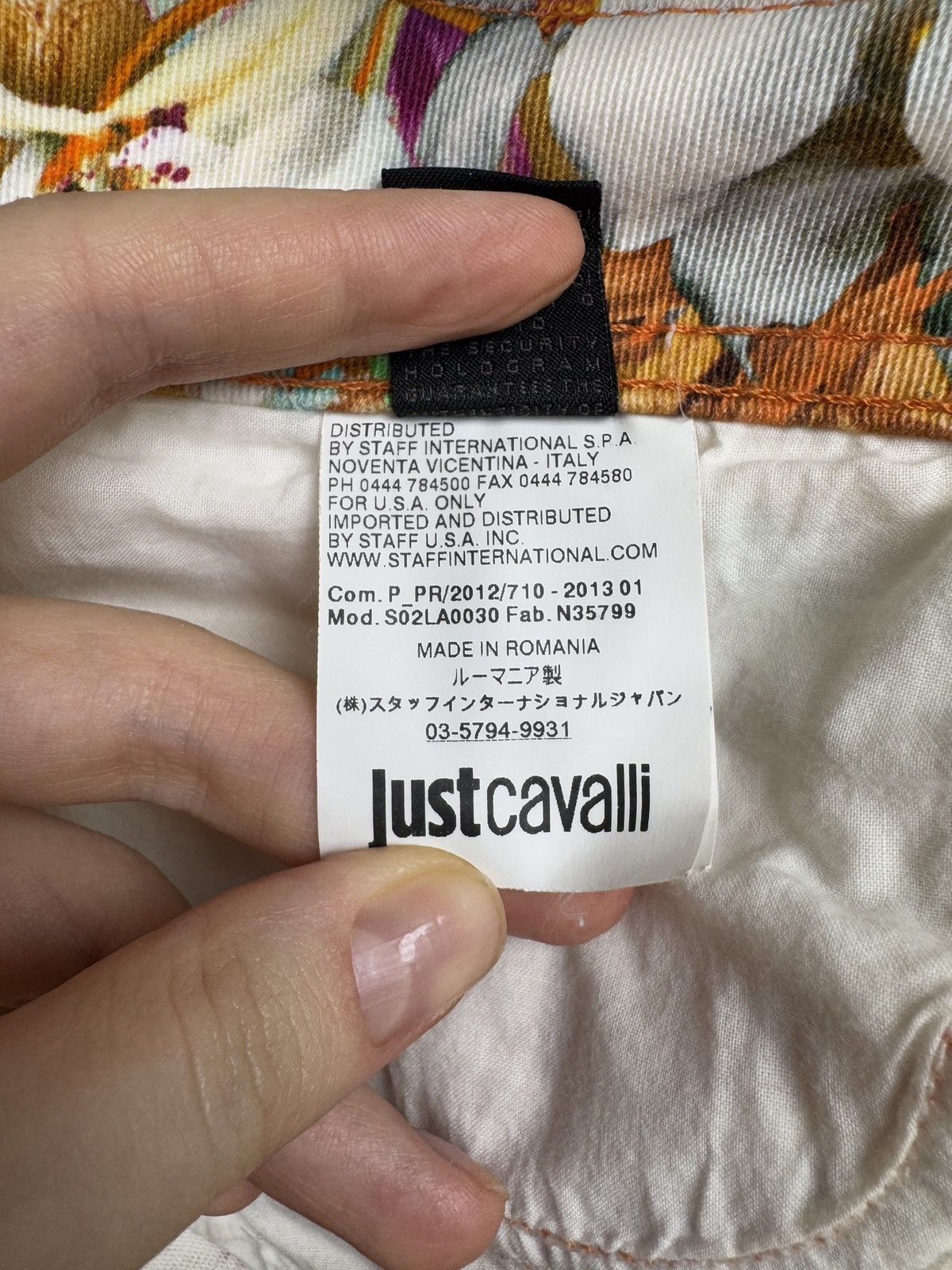 Just Cavalli Just Cavalli Multicolor Floral And Python Print Fit Jeans Size 27" / US 4 / IT 40 - 14 Thumbnail