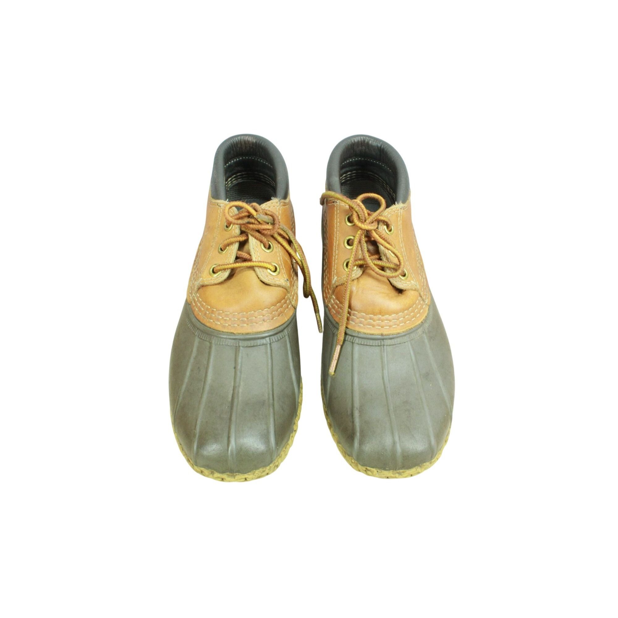 Leather LL Bean Women's Leather Unlined Gumshoes Ankle Duck Boots Size US 7 / IT 37 - 5 Thumbnail
