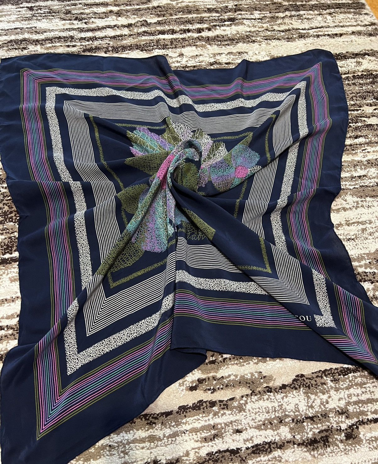 Jean Paul Gaultier Jean Patou Paris vintage silk scarf Size ONE SIZE - 5 Thumbnail